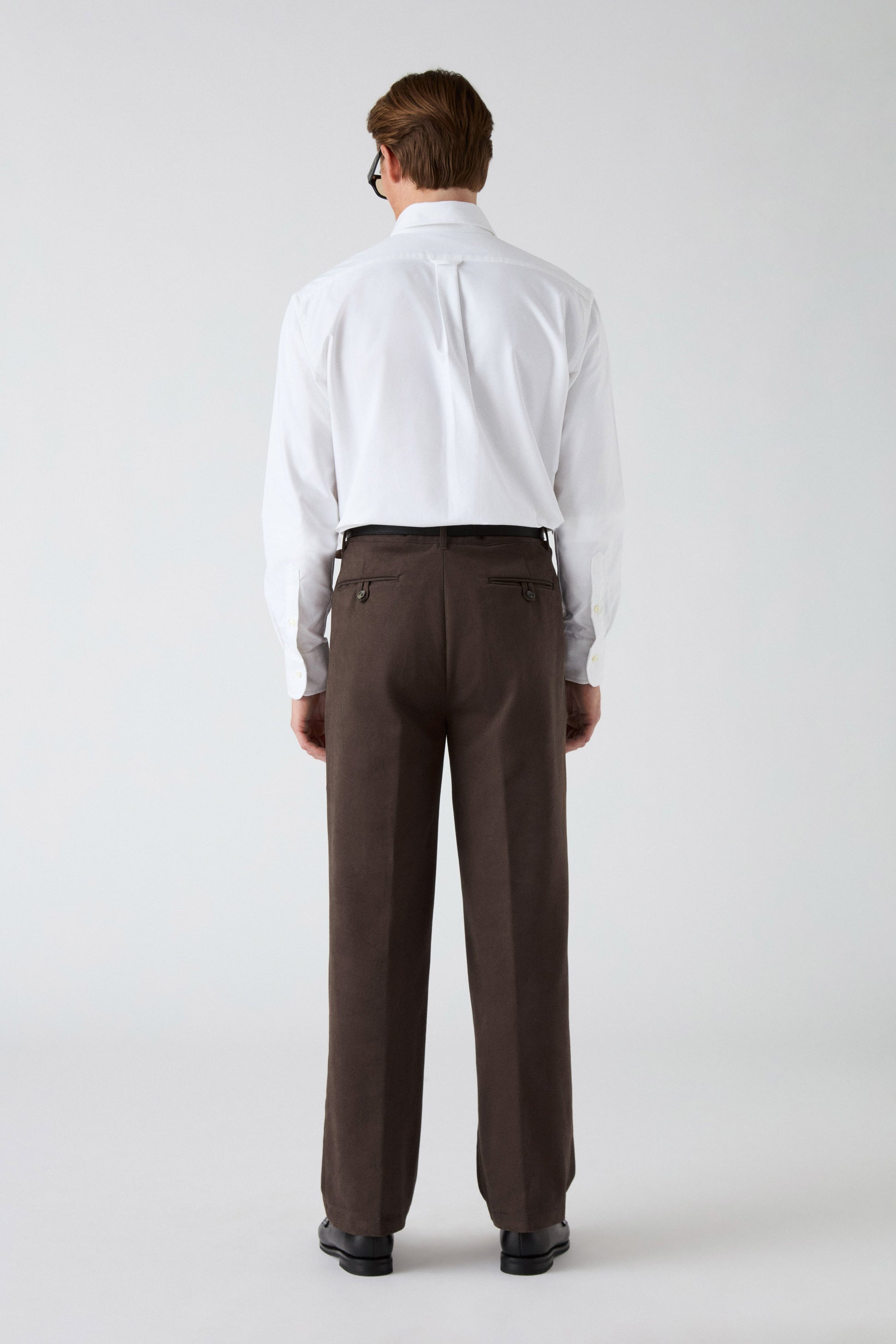 Antonello Cotton Trousers - Cocoa | Berg & Berg