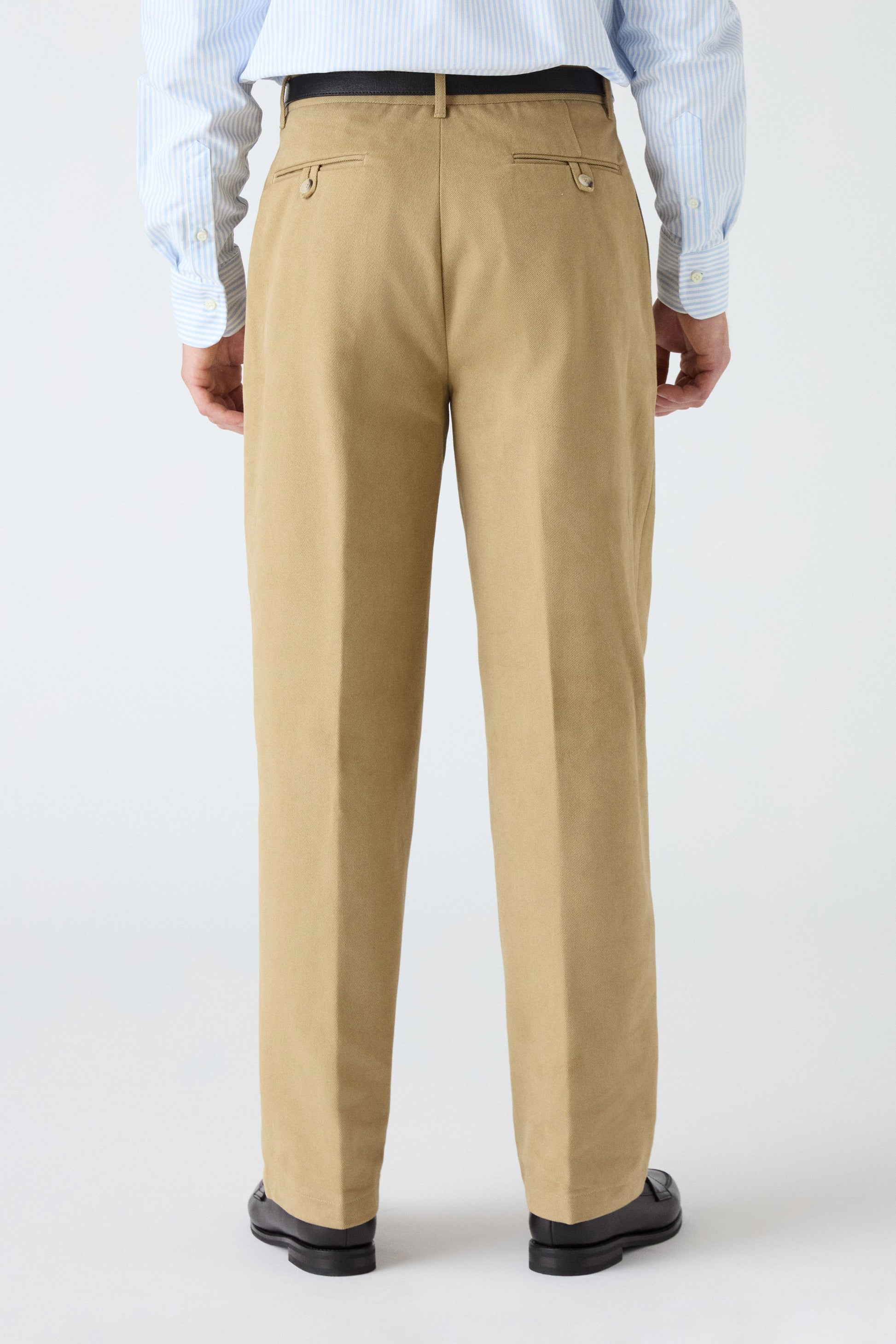 Antonello Cotton Trousers - Beige | Berg & Berg