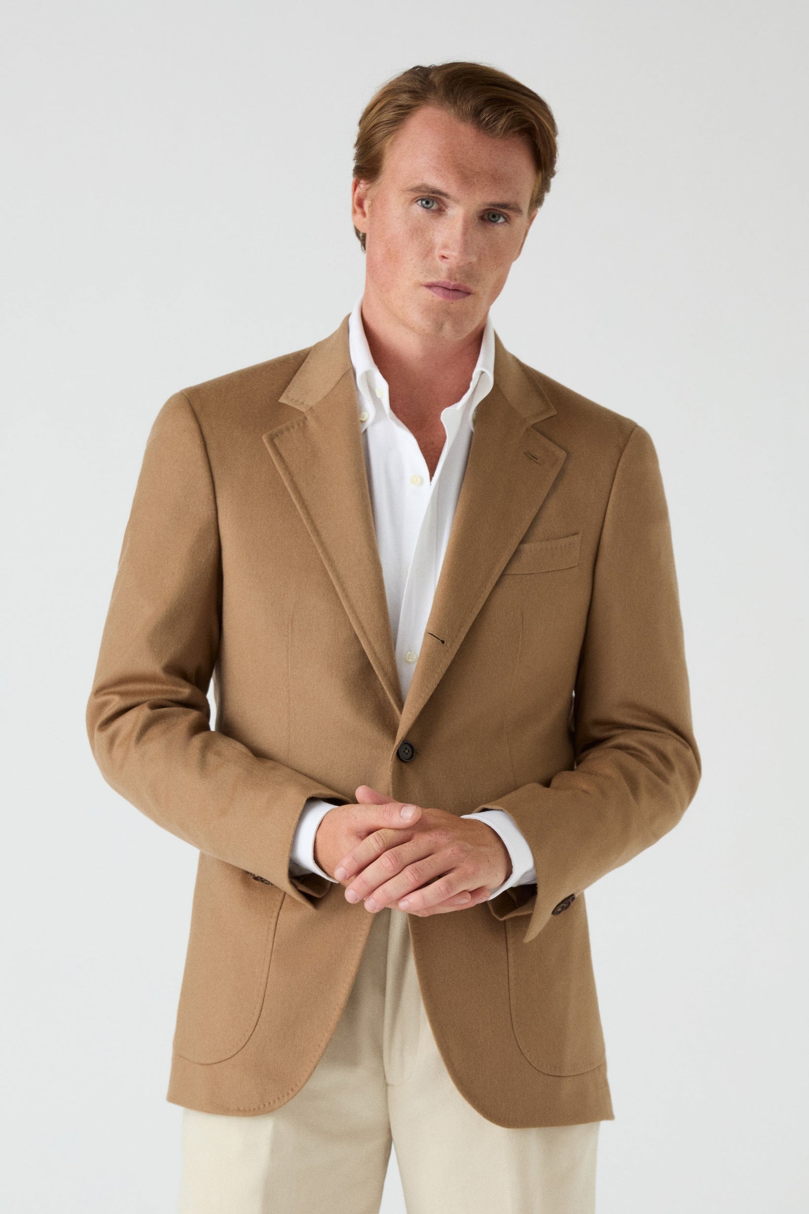 Dag Sport Cashmere Jacket - Camel Berg & Berg