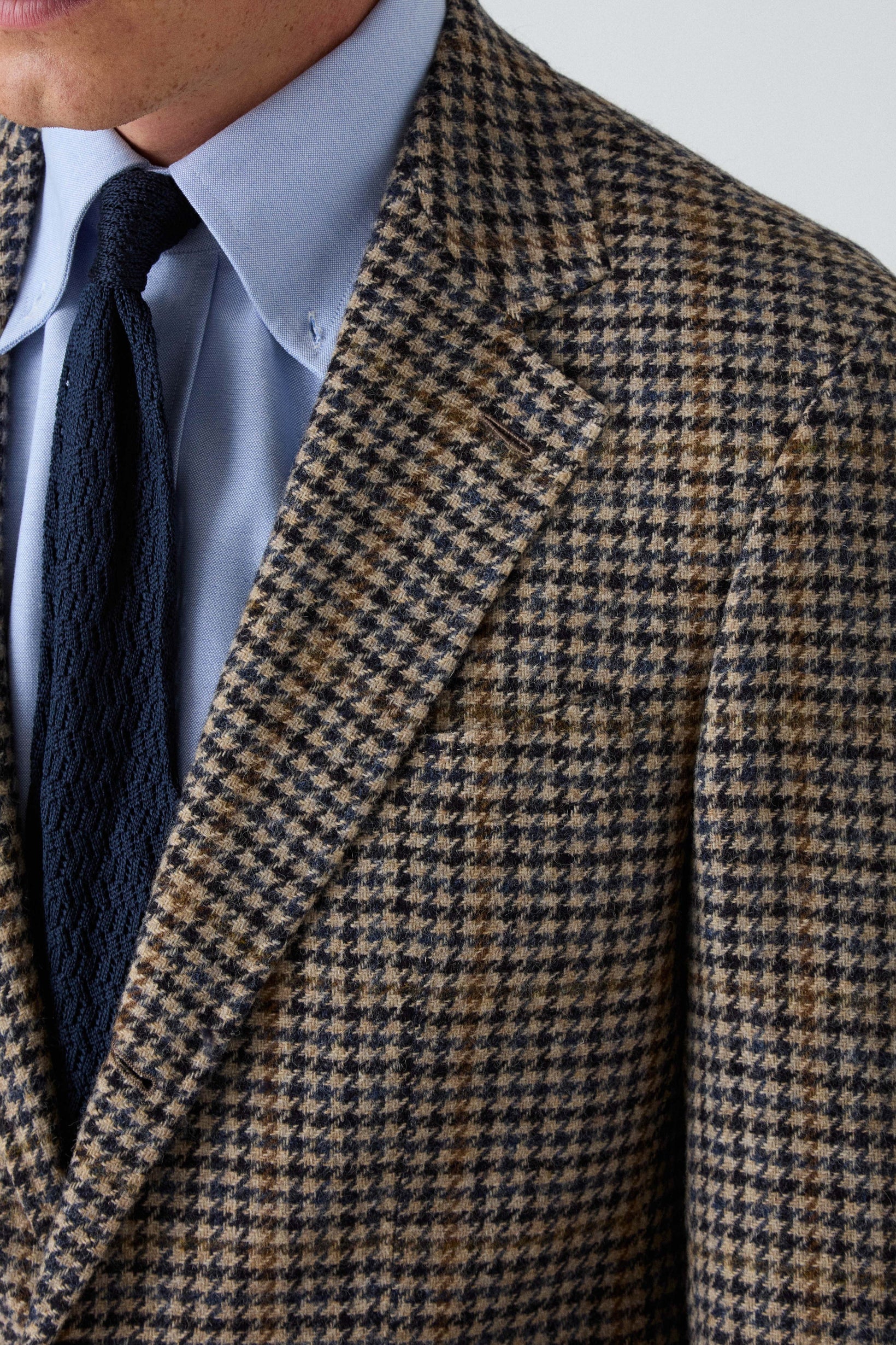Dag Sport Tweed Jacket - Creme/Navy Berg & Berg