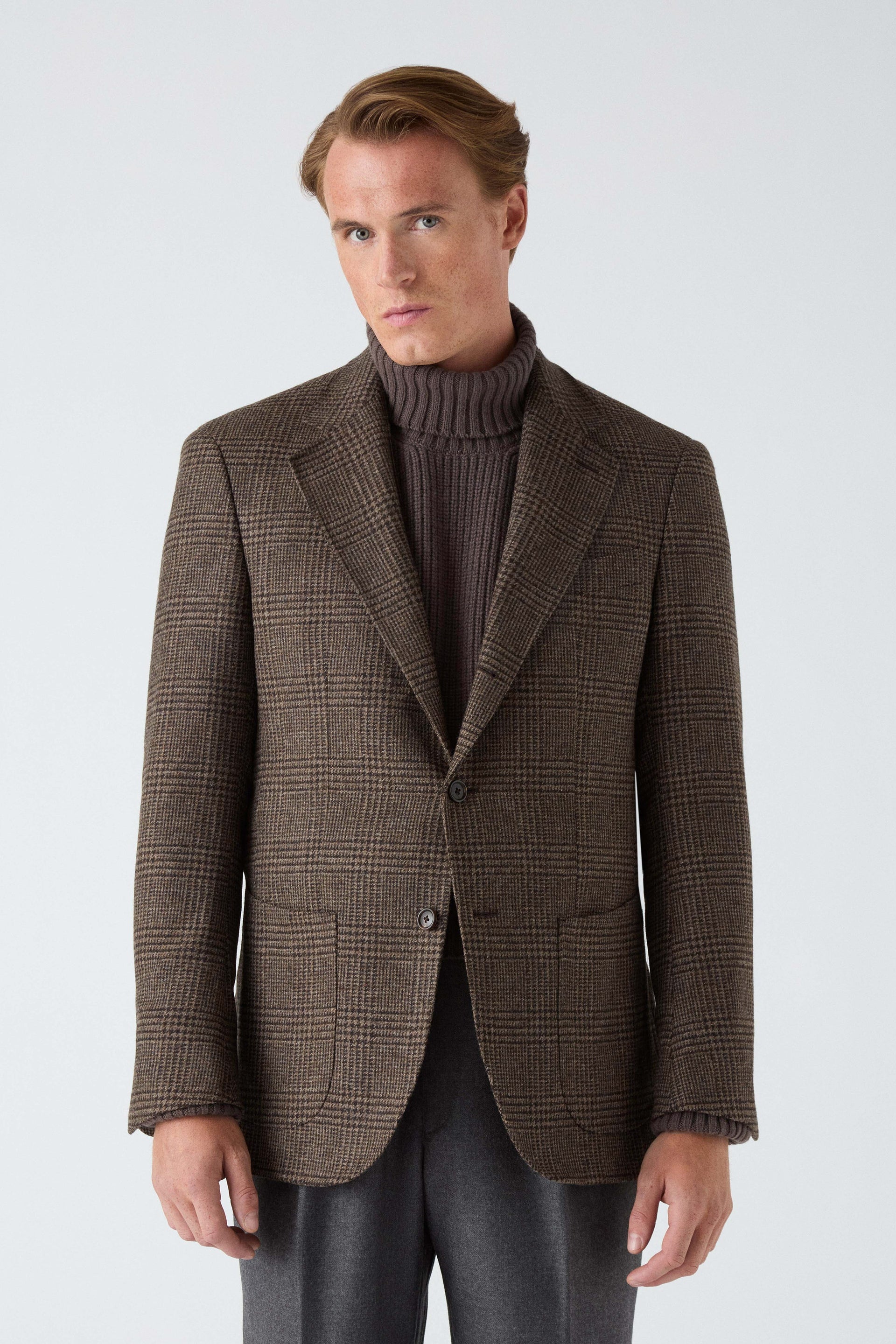 Dag Sport Tweed Jacket - Mocha Brown Berg & Berg