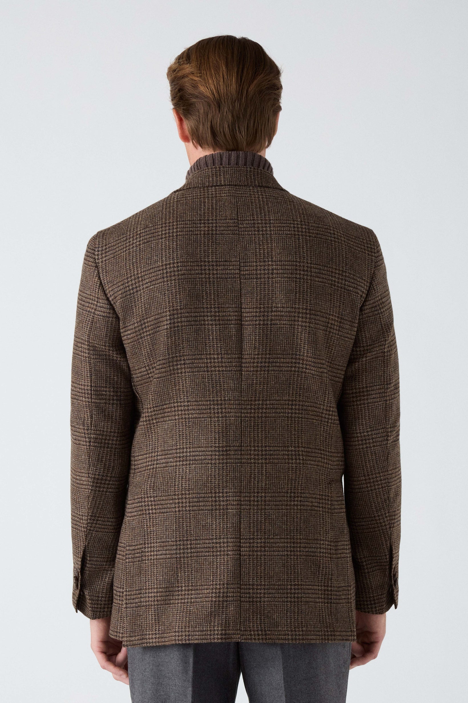 Dag Sport Tweed Jacket - Mocha Brown Berg & Berg