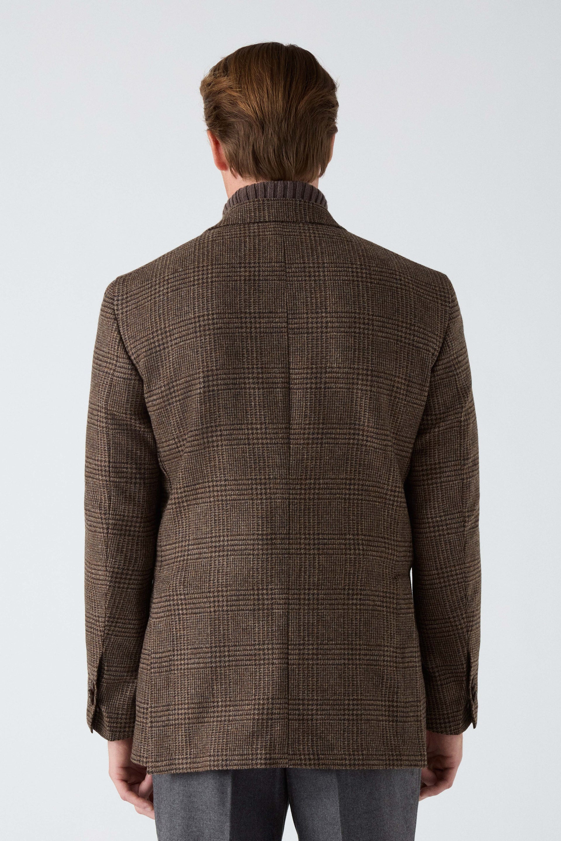 Dag Sport Tweed Jacket - Mocha Brown Berg & Berg