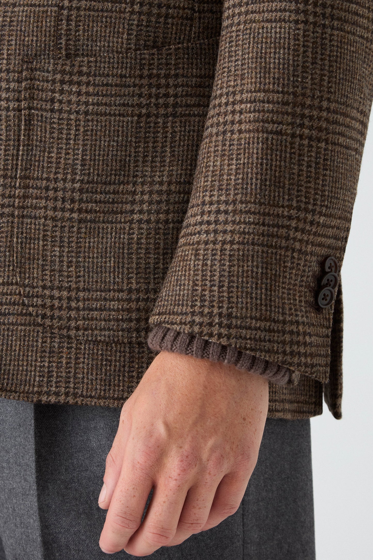 Dag Sport Tweed Jacket - Mocha Brown Berg & Berg