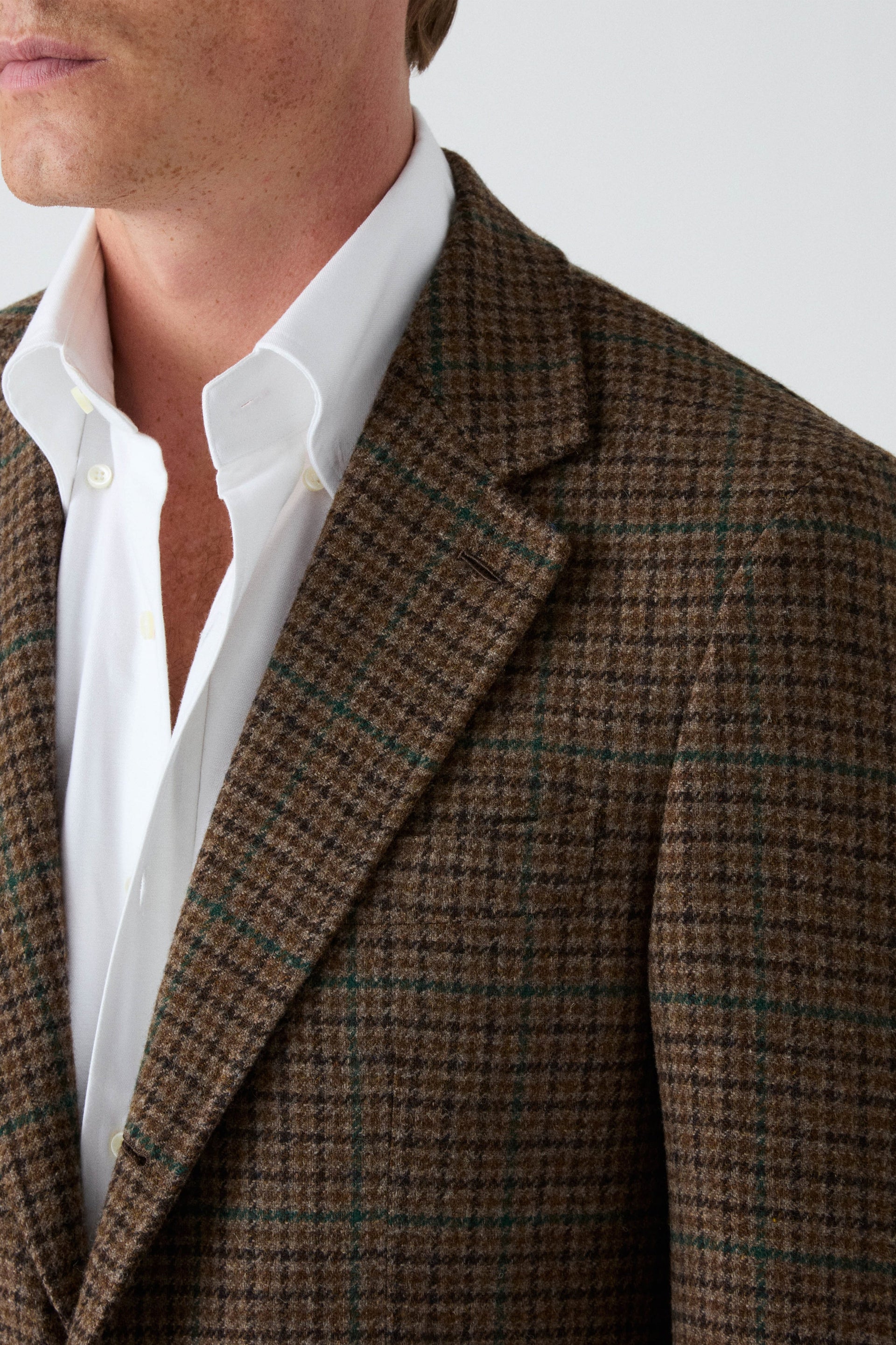 Dag Sport Tweed Jacket - Brown/Green Berg & Berg