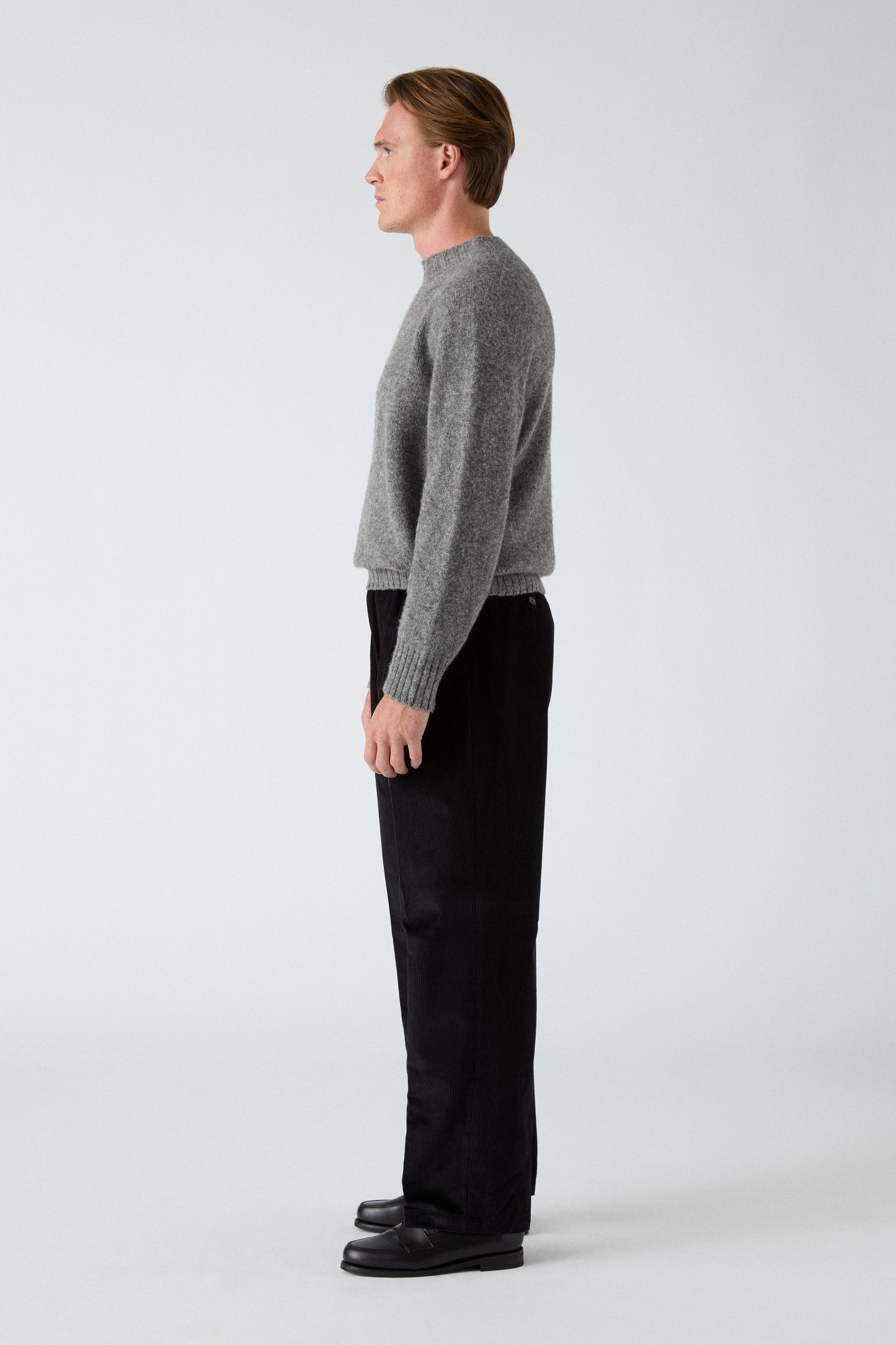 Antonello Corduroy Trousers - Black | Berg & Berg