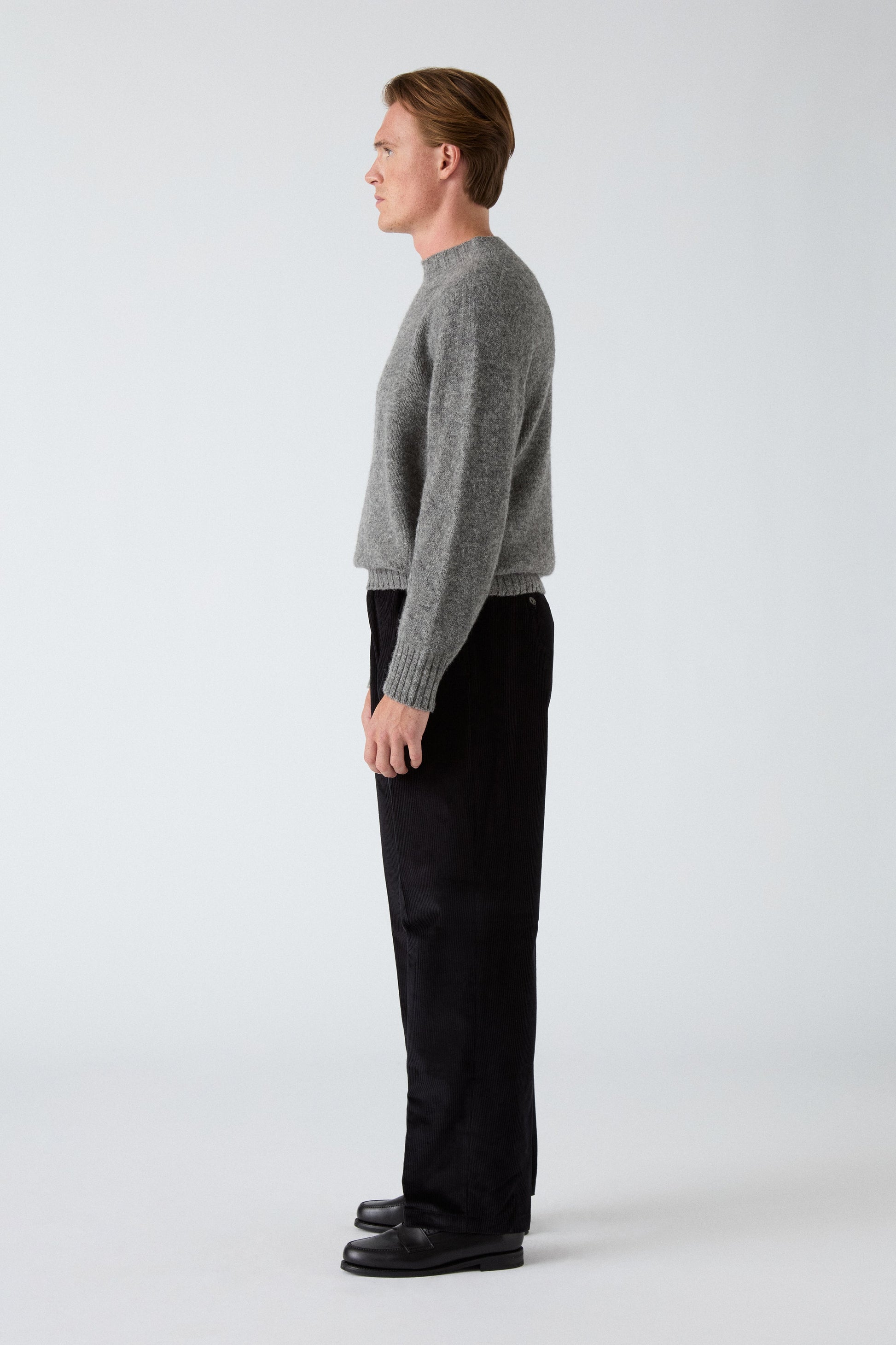 Antonello Corduroy Trousers - Black | Berg & Berg