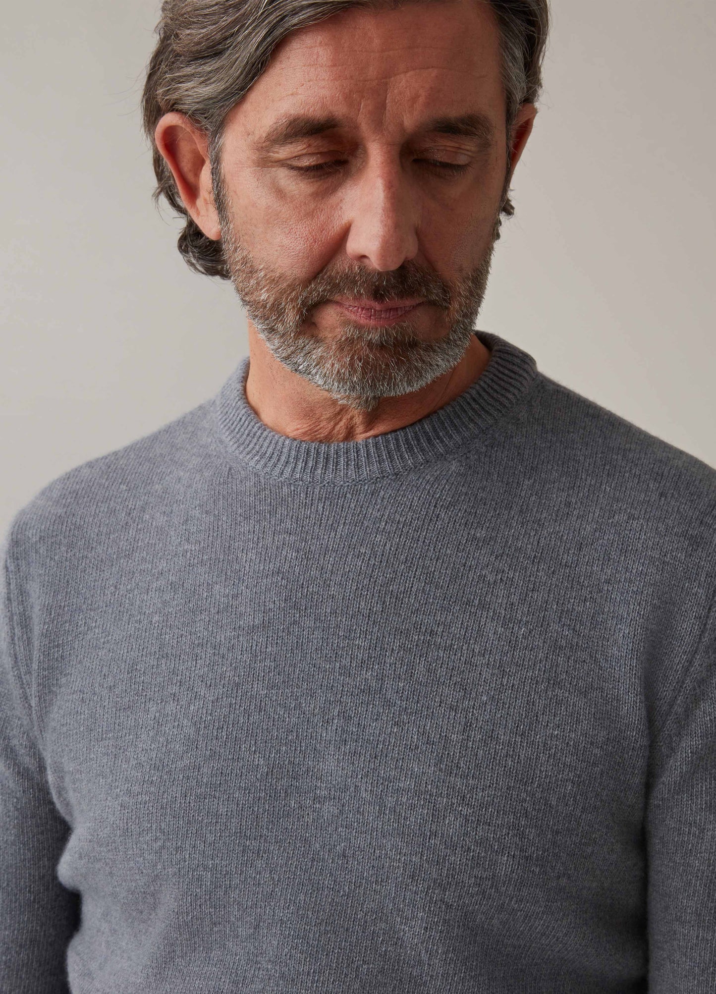 Bert Crewneck Sweater - Mid Grey bergbergstore