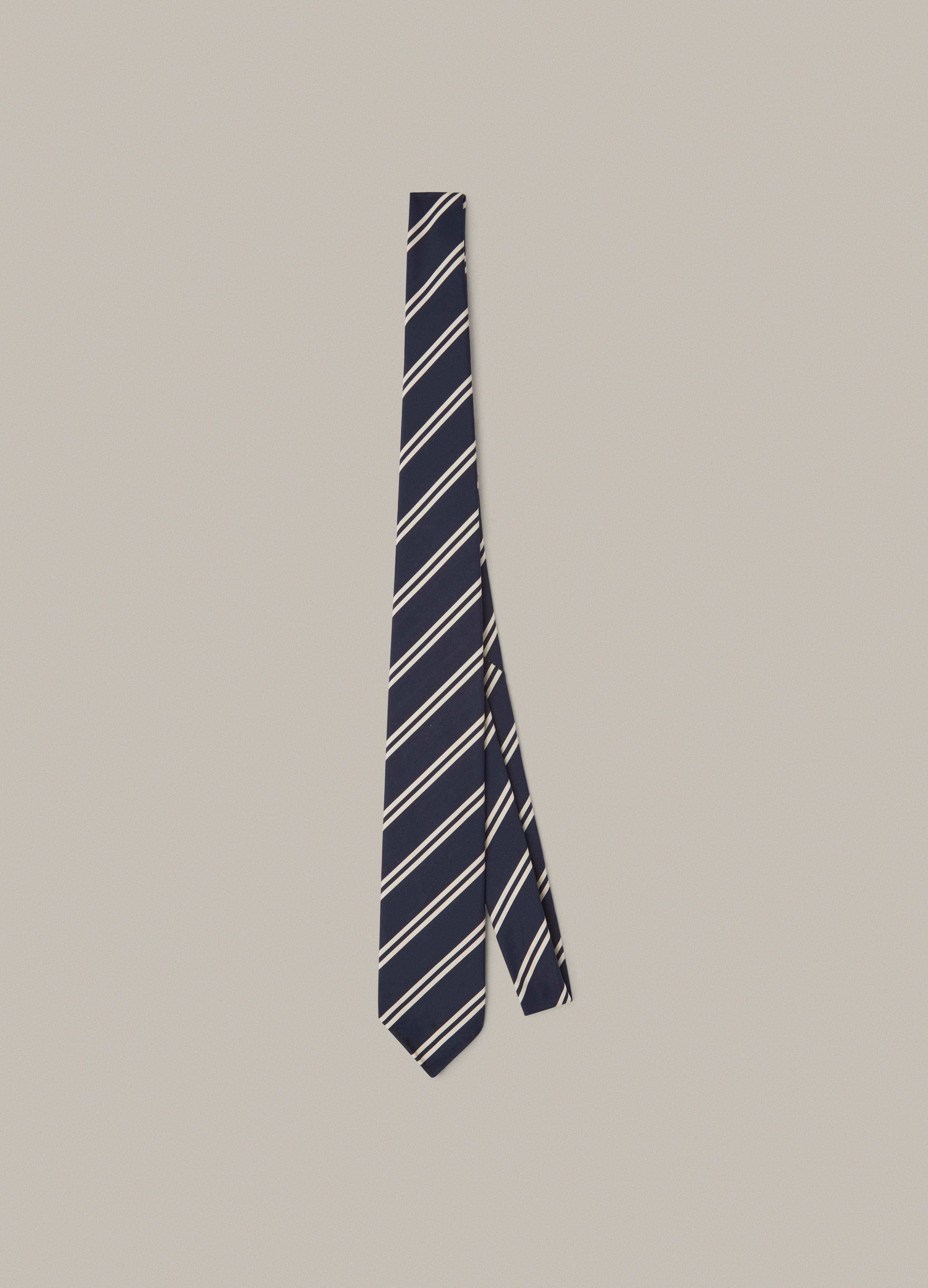 Mogador Stripe Tie - Navy Berg & Berg