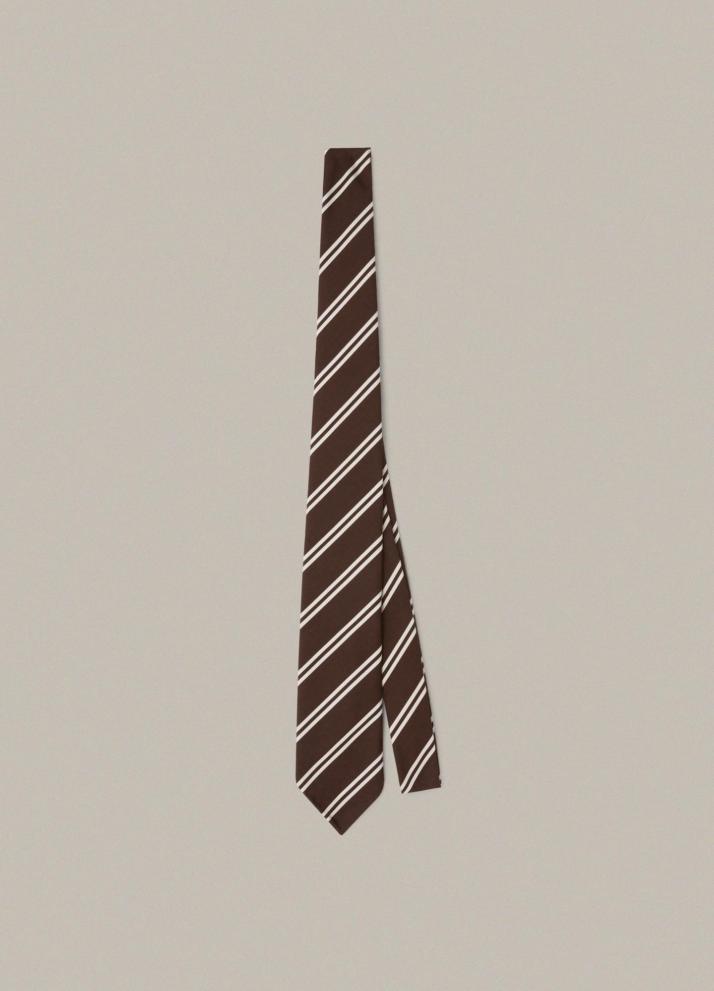 Mogador Stripe Tie - Brown Berg & Berg