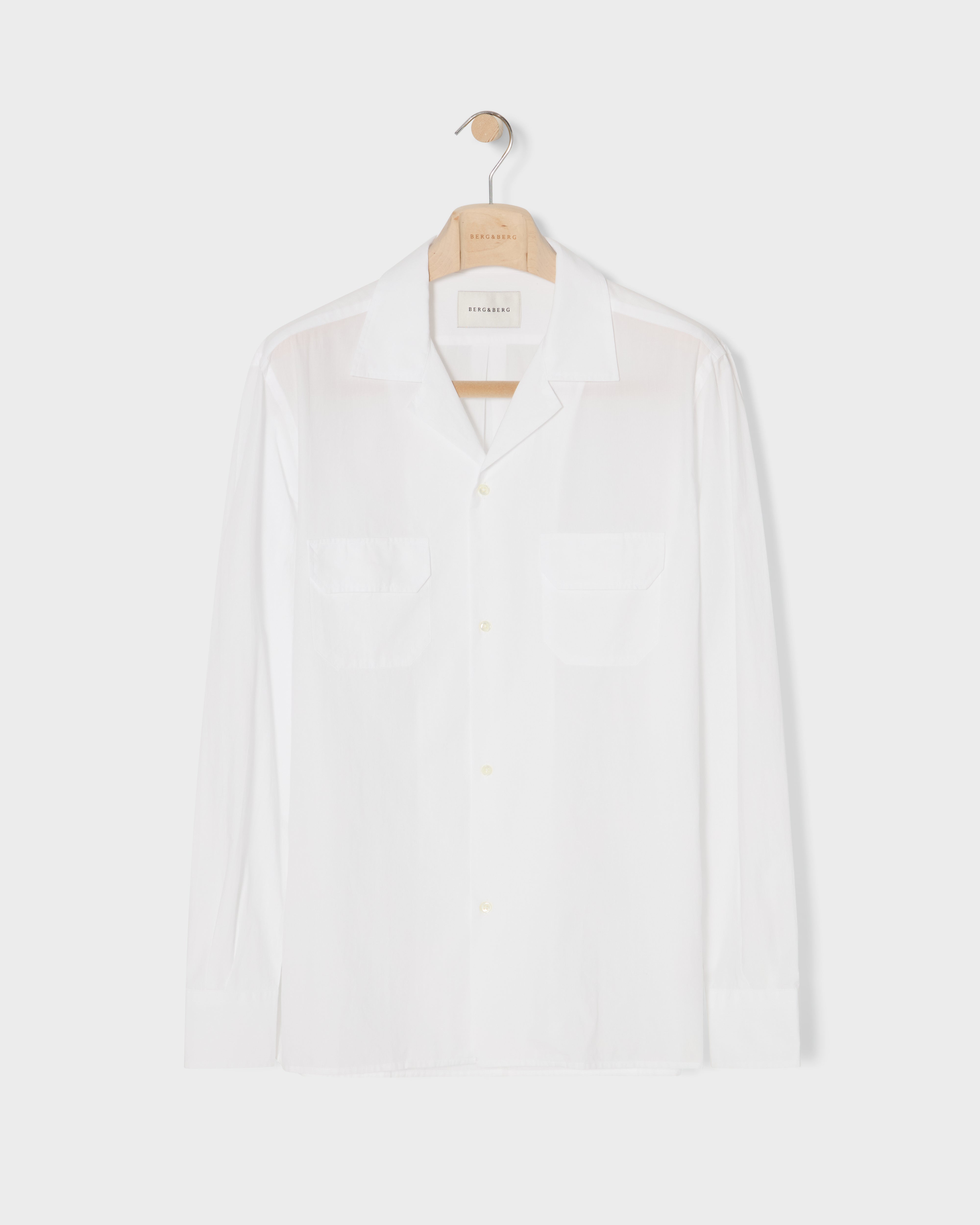 Fred Camp Collar Shirt - White Berg & Berg