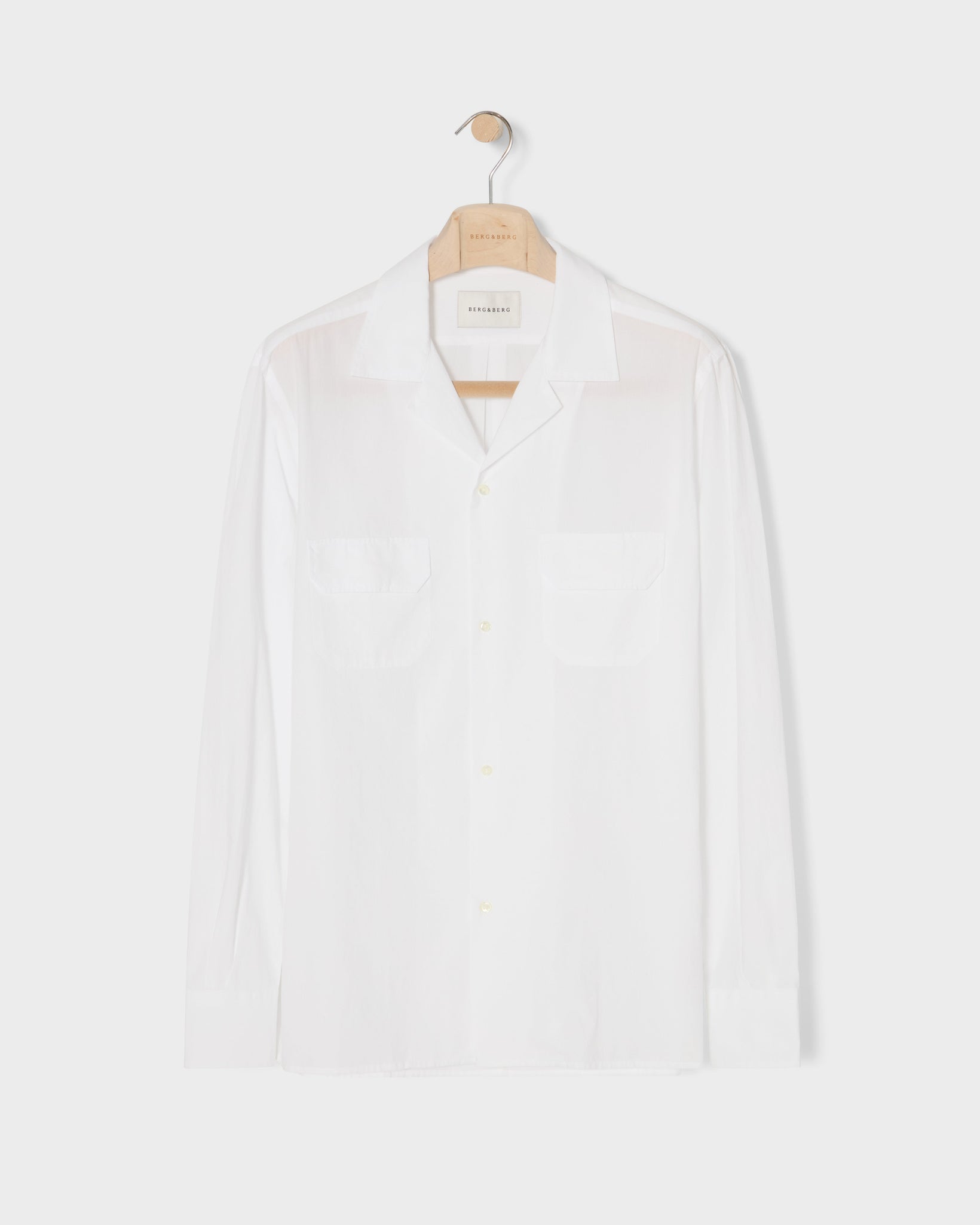 Fred Camp Collar Shirt - White Berg & Berg