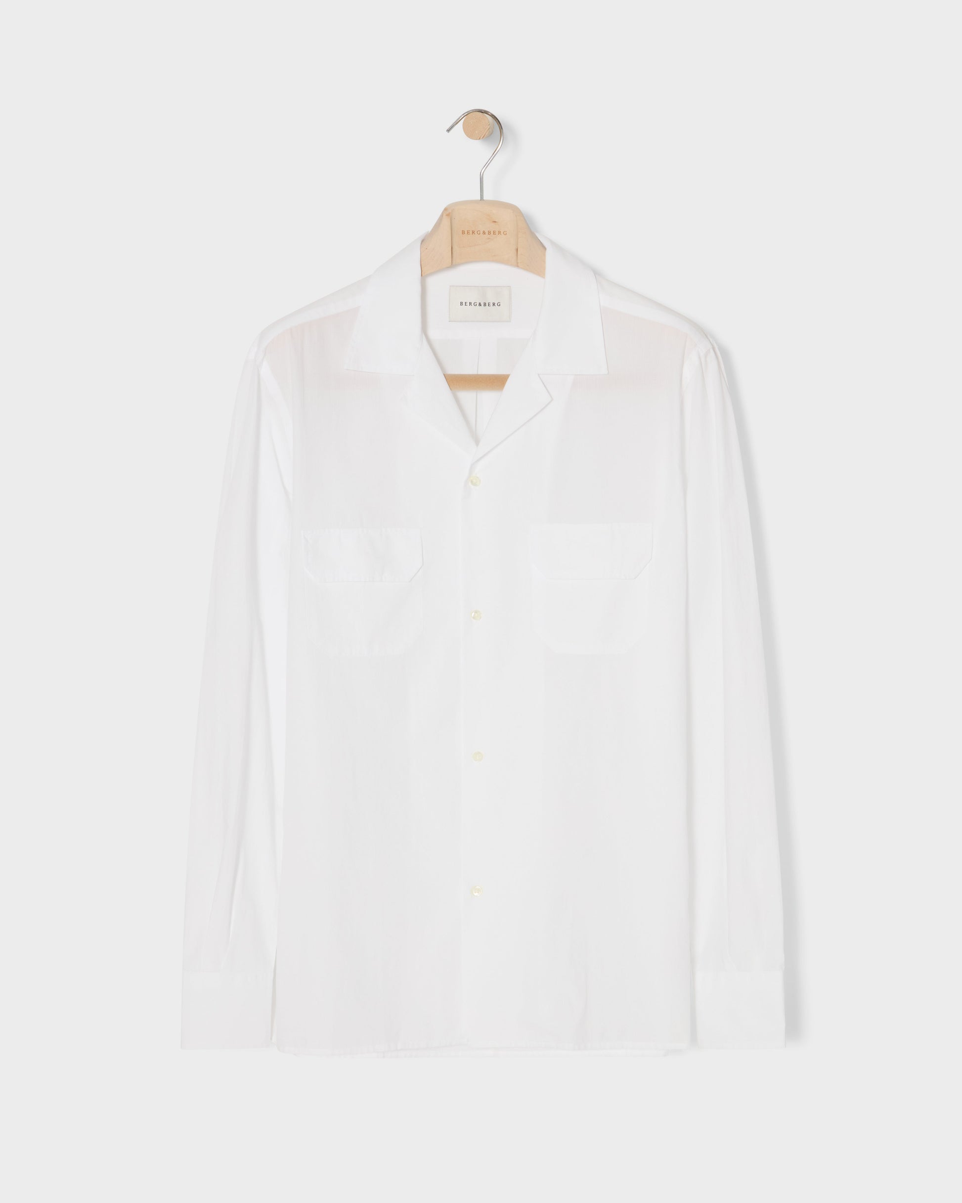 Fred Camp Collar Shirt - White Berg & Berg