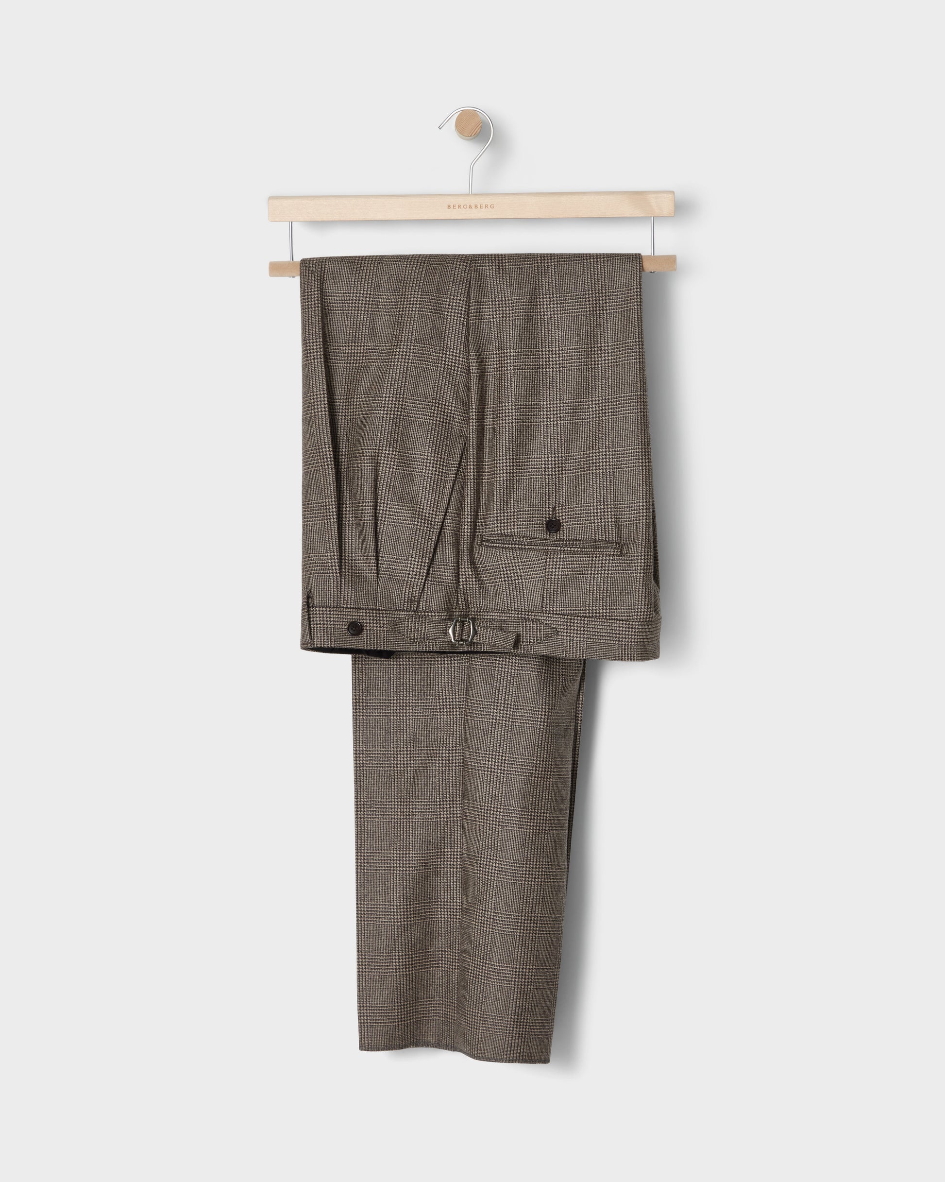 Dag Glencheck Suit - Brown Berg & Berg