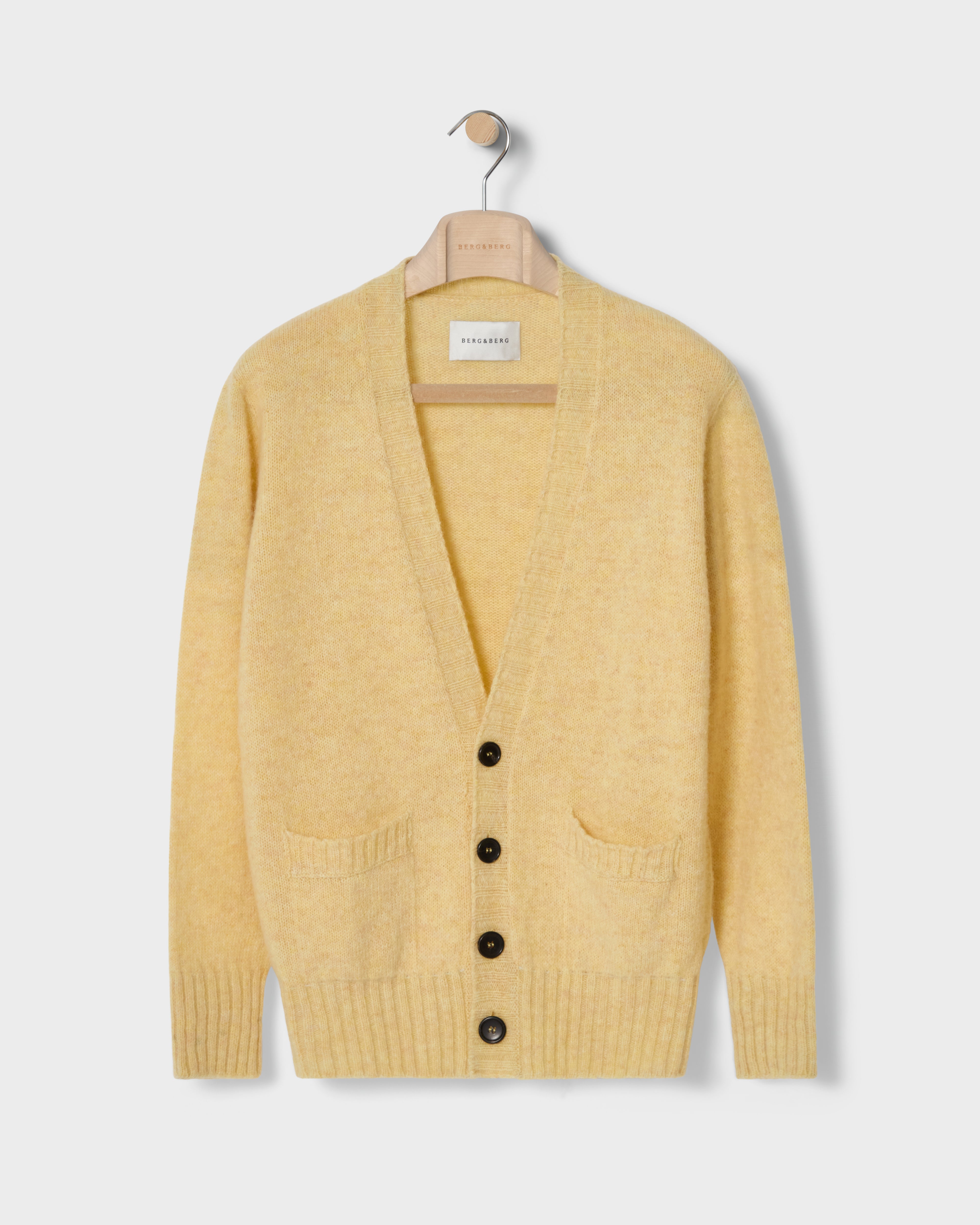 Bosse Shaggy Cardigan - Buttermilk – Berg & Berg