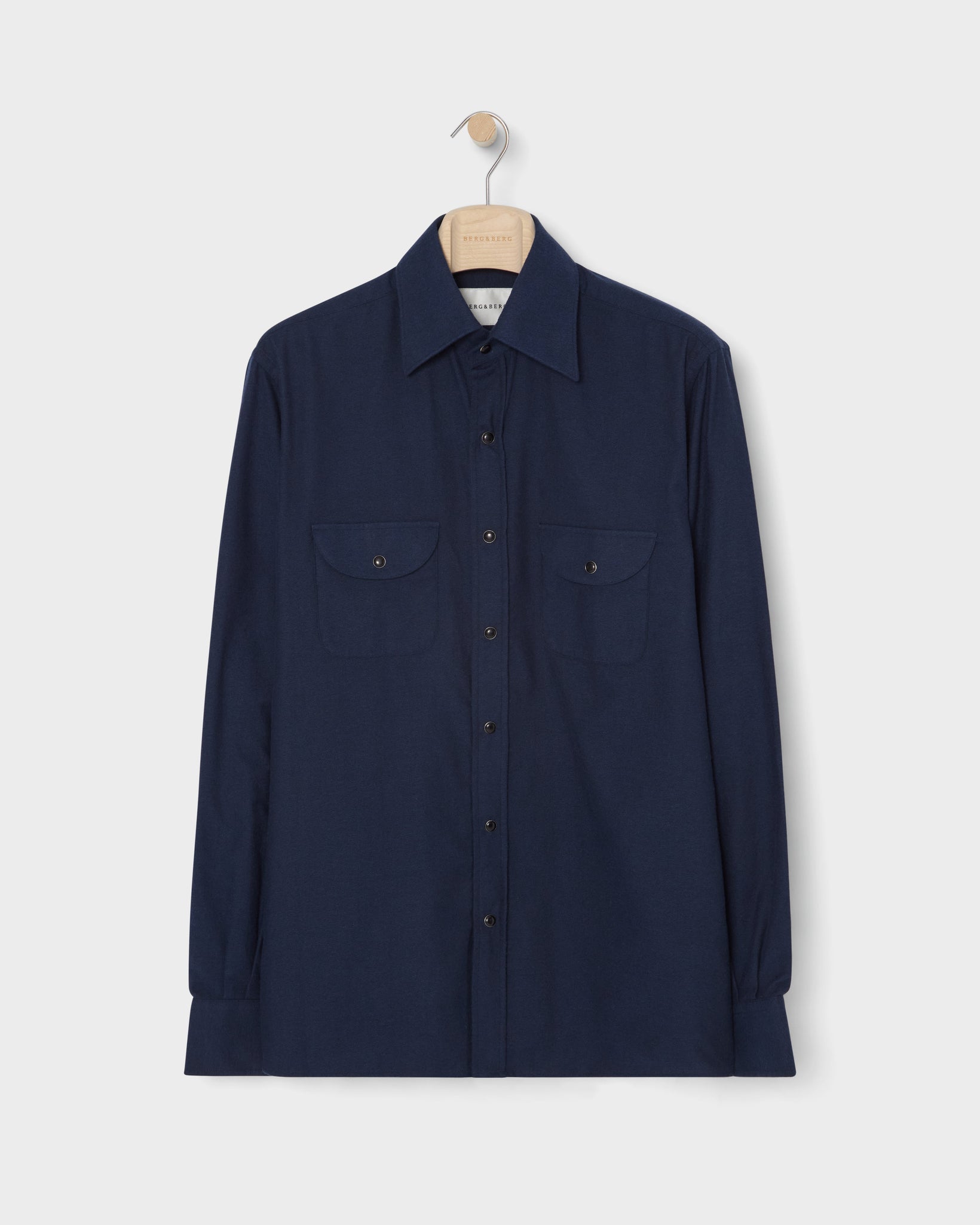 Fernando Western Shirt - Navy Berg & Berg