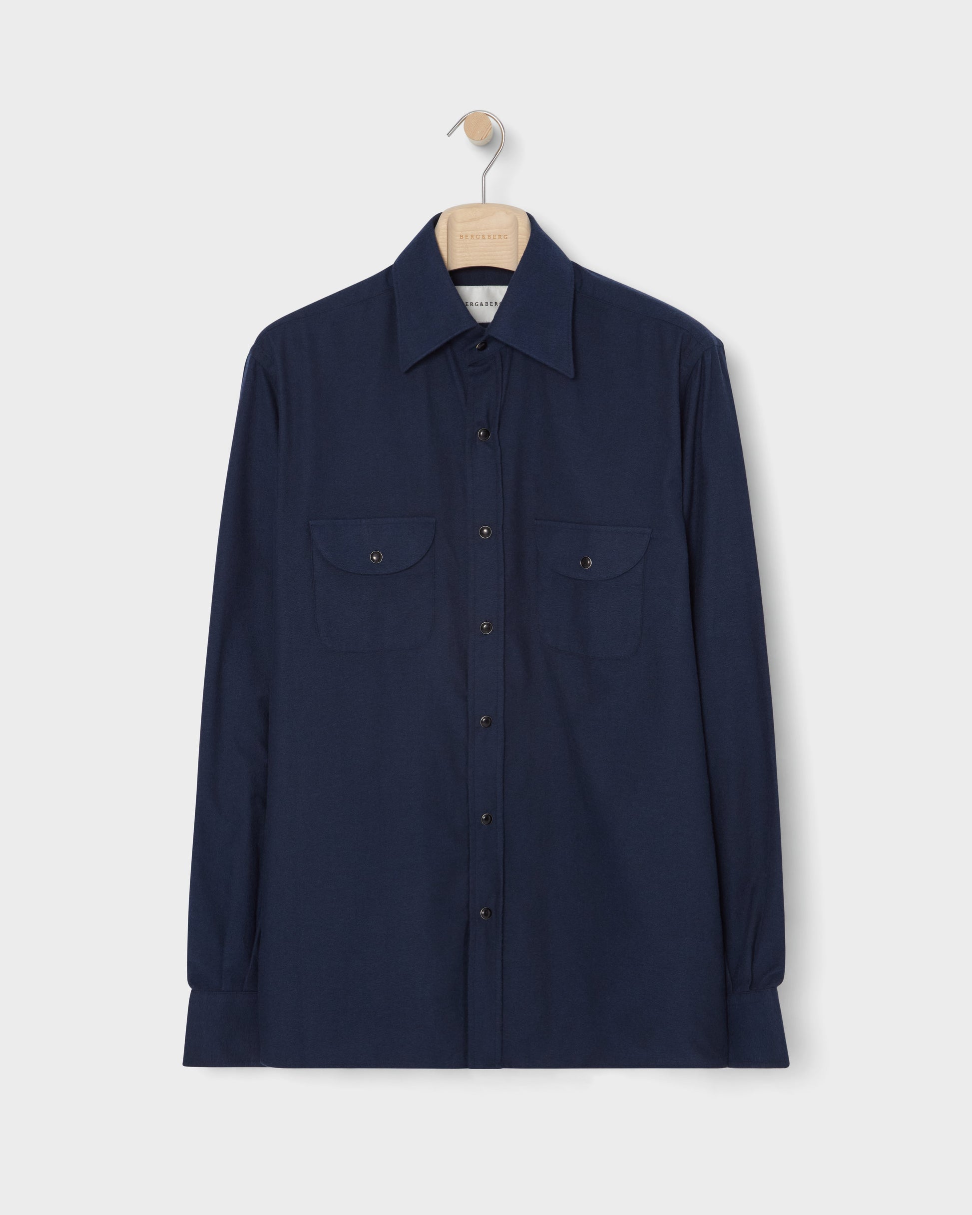 Fernando Western Shirt - Navy Berg & Berg