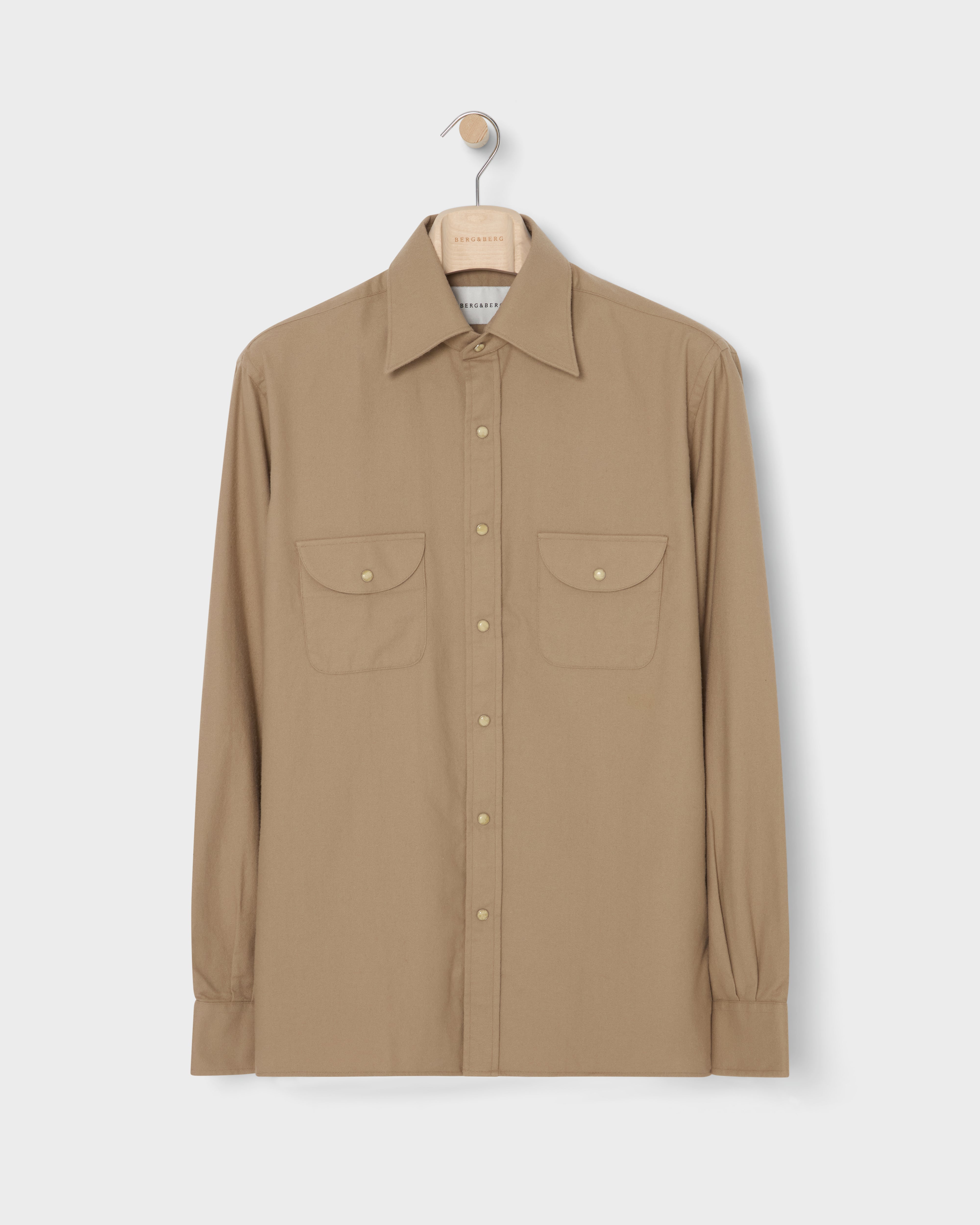 Fernando Western Shirt - Camel Berg & Berg