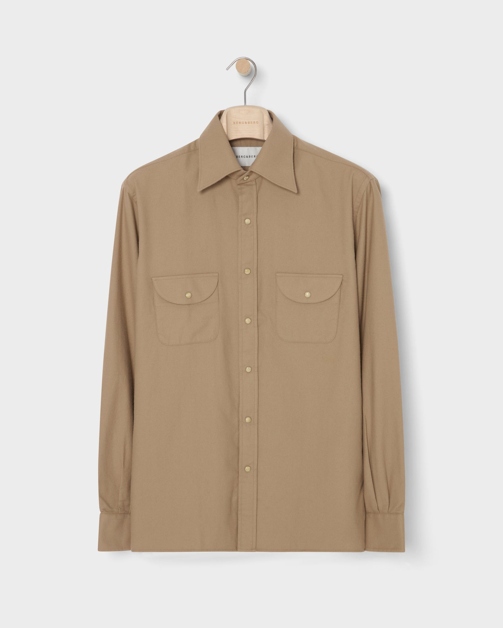 Fernando Western Shirt - Camel Berg & Berg