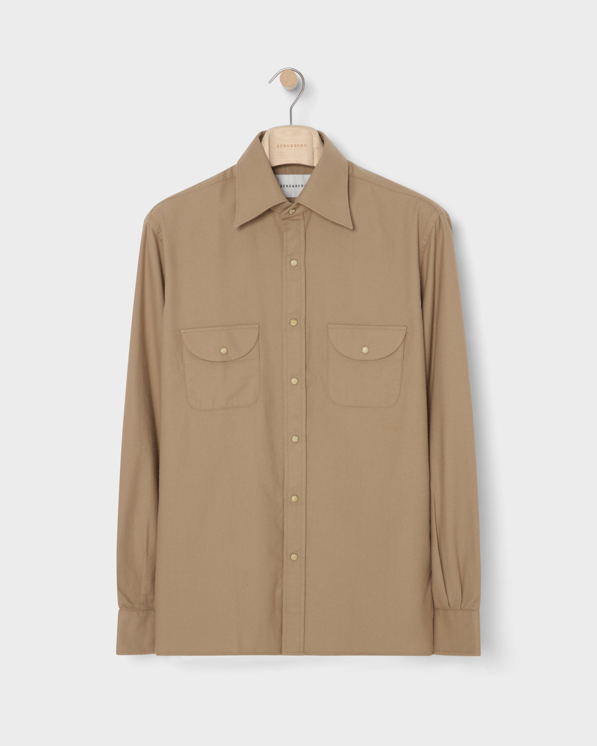 Fernando Western Shirt - Camel Berg & Berg