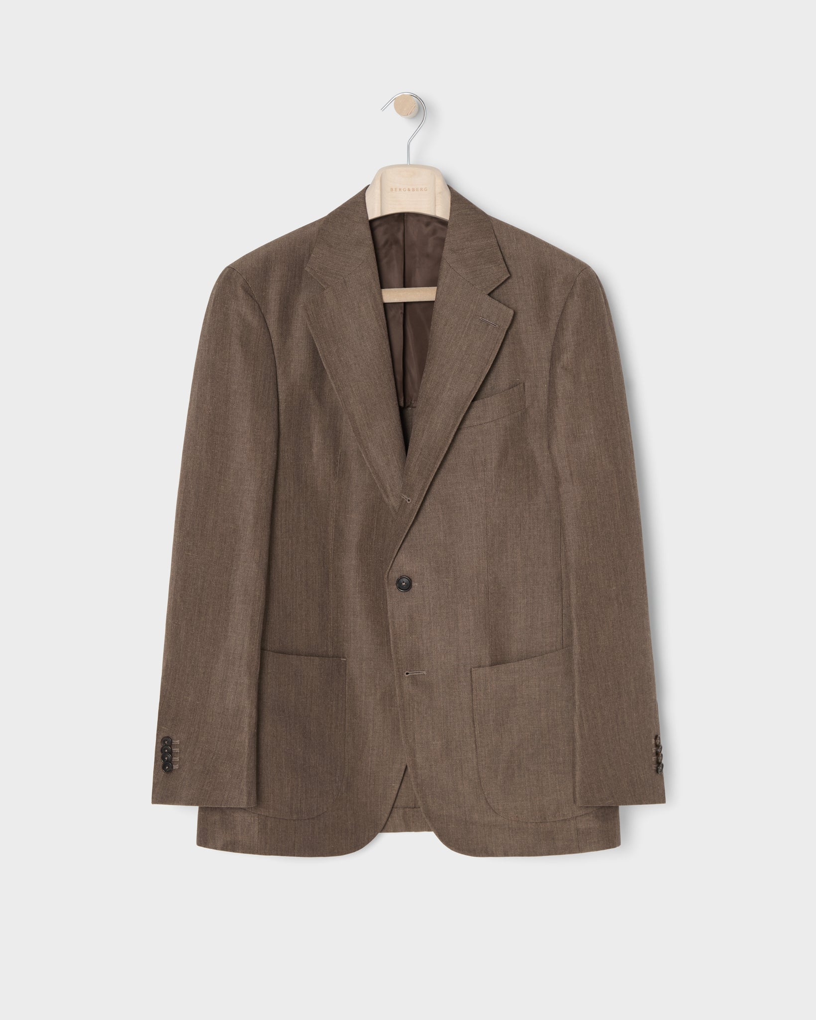 Dag Sport Wool/Linen Suit Jacket - Taupe Berg & Berg