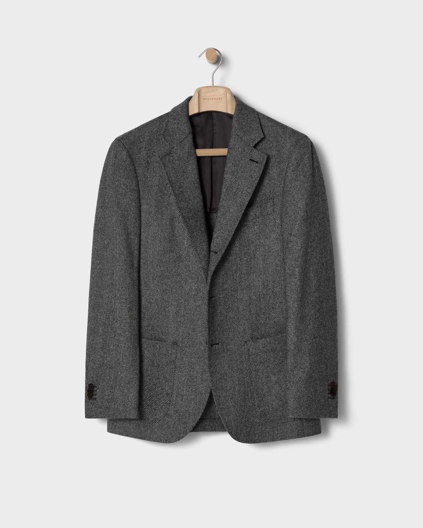 Dag Sport Herringbone Jacket - Black/White Berg & Berg