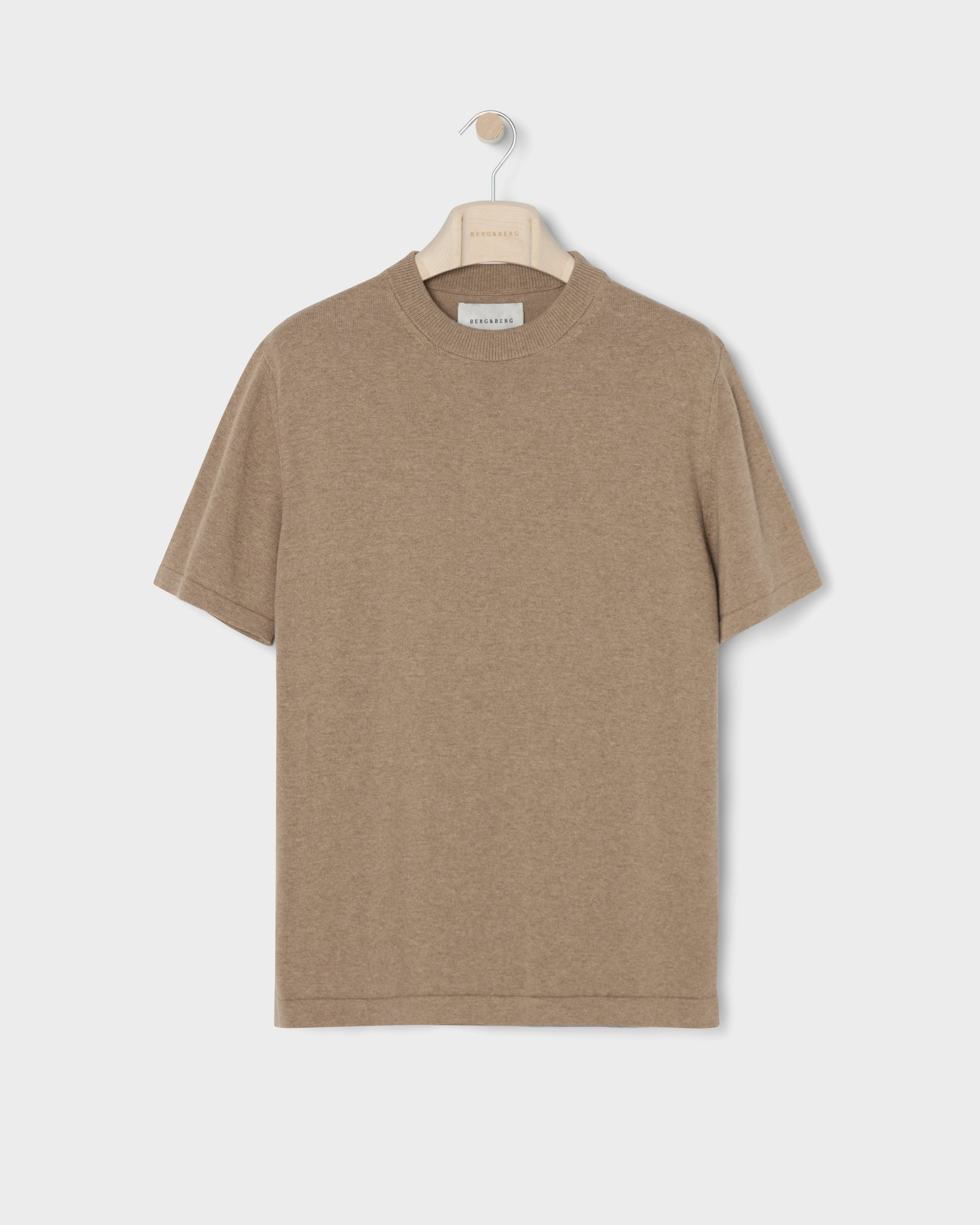 Bo Knitted T-Shirt - Hazel Brown Berg & Berg