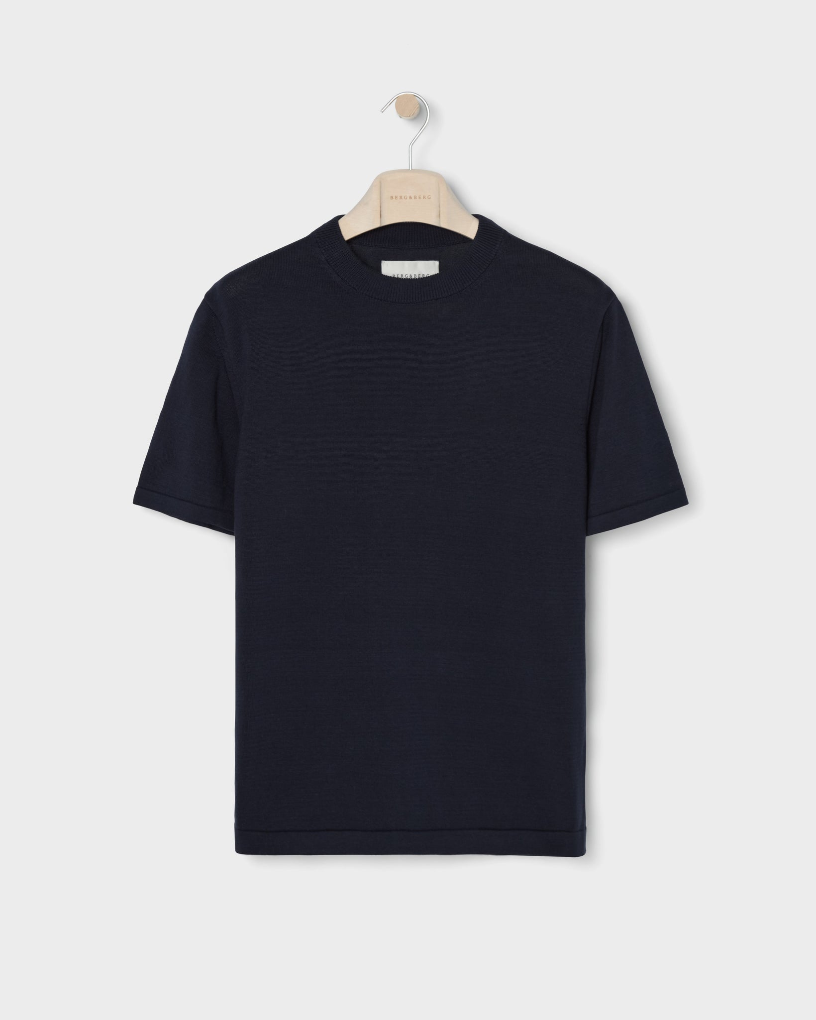 Bo Knitted T-Shirt - Navy Berg & Berg
