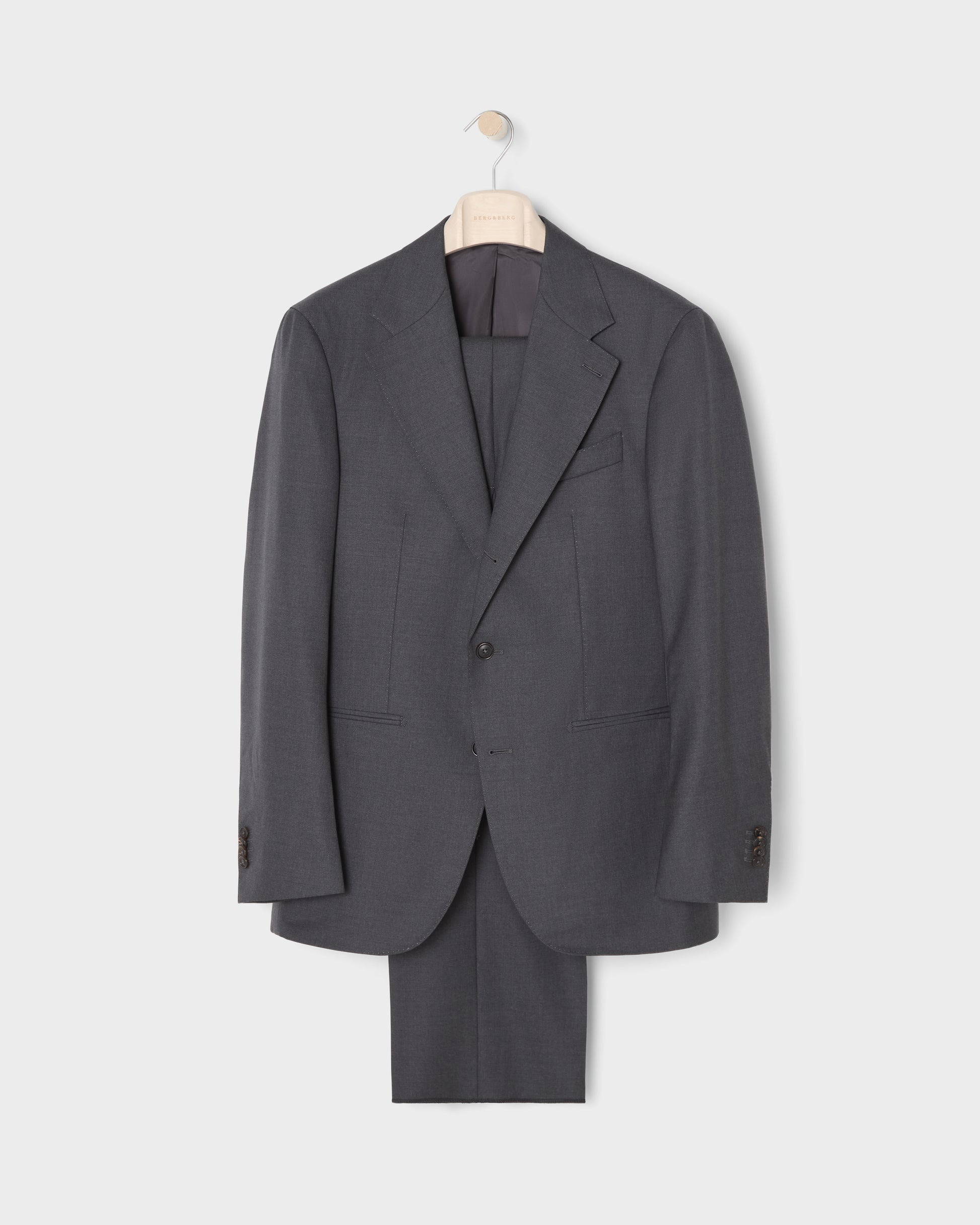 Dag Twill Suit - Mid Grey Berg & Berg