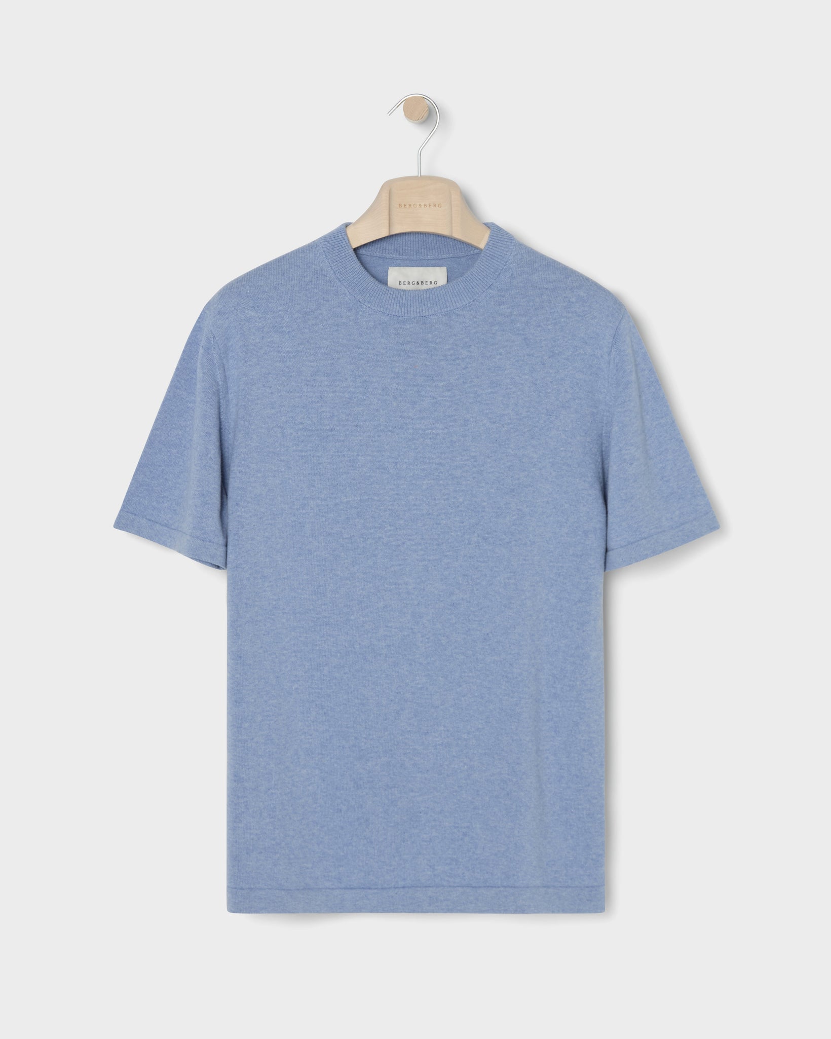 Bo Knitted T-Shirt - Powder Blue Berg & Berg