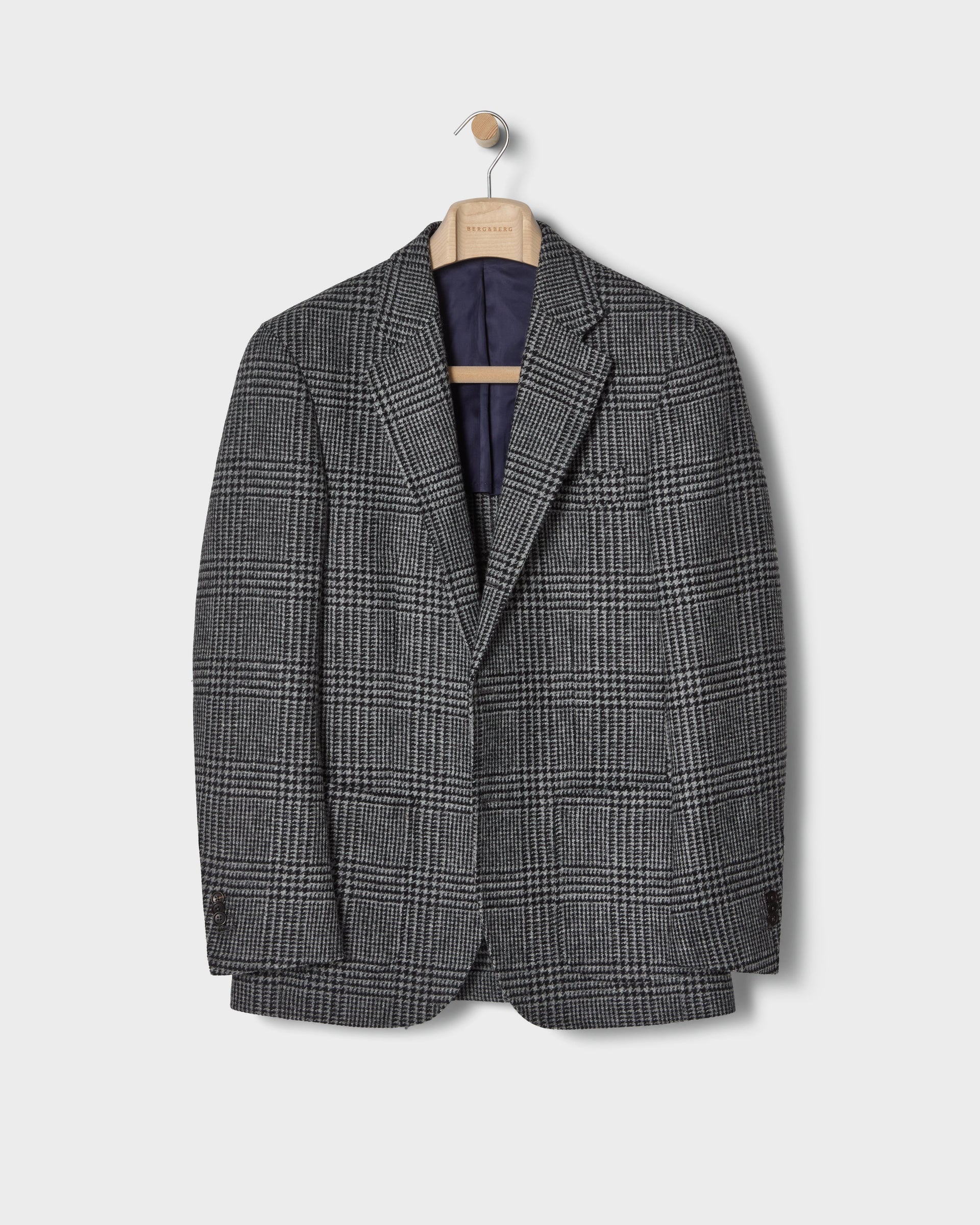 Dag Sport Tweed Jacket - Mid Grey/Black Berg & Berg