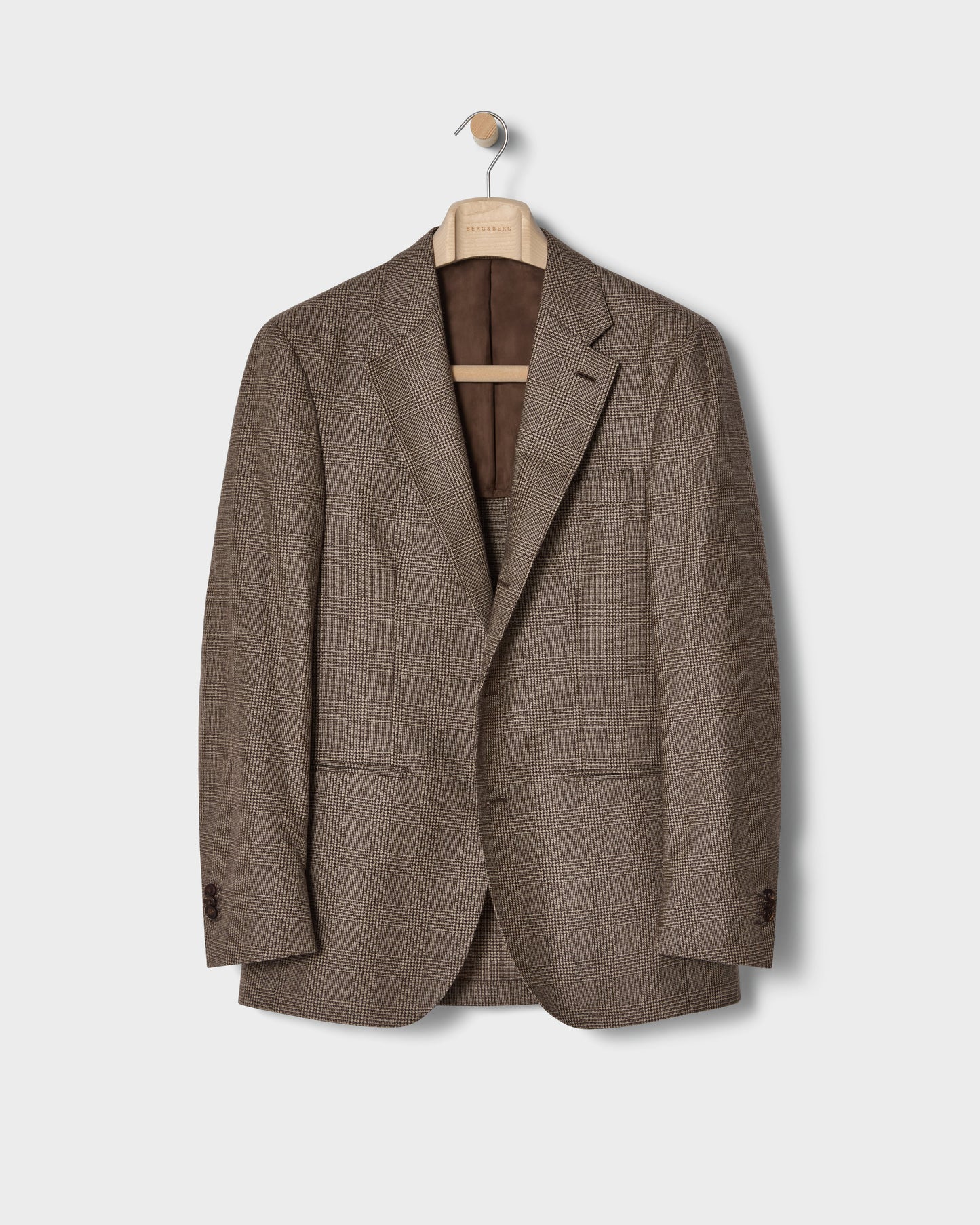 Dag Glencheck Suit - Brown Berg & Berg