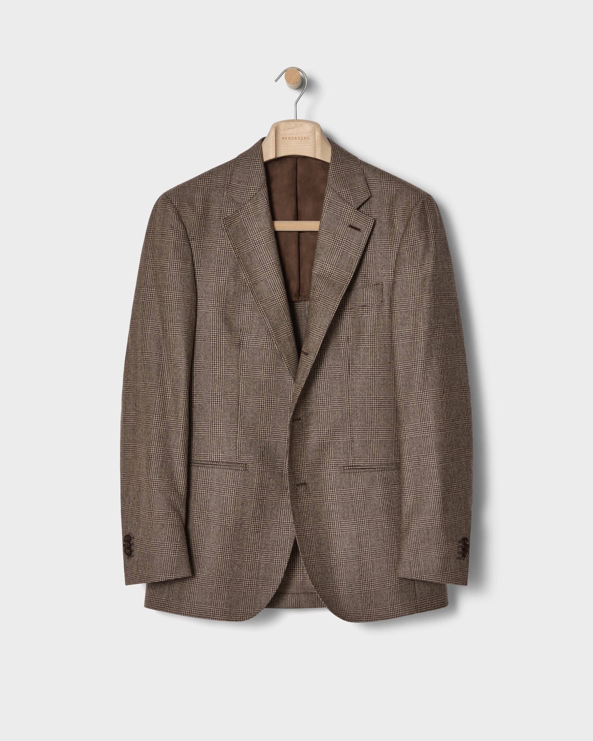 Dag Glencheck Suit - Brown Berg & Berg