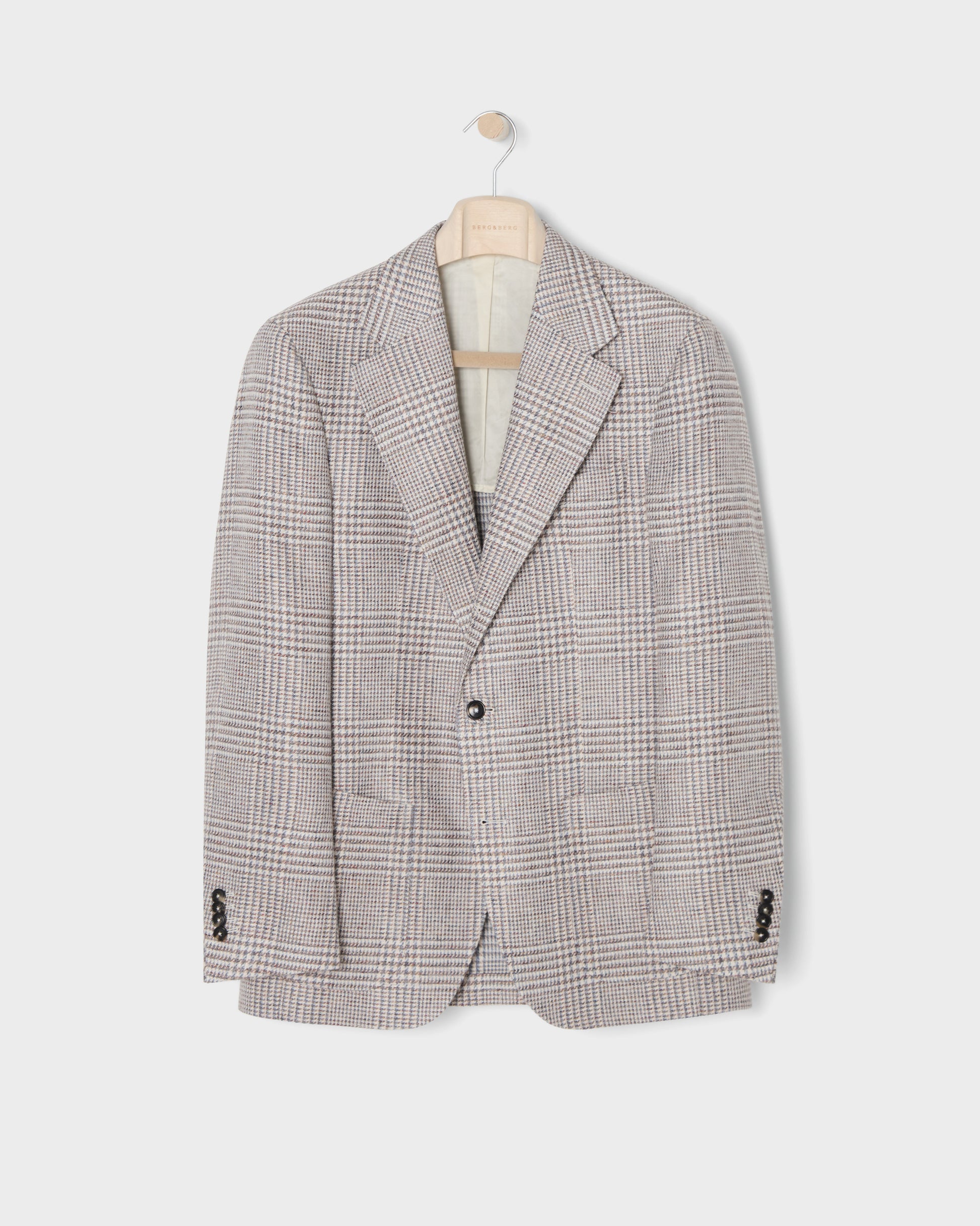 Dag Sport Summer Tweed Jacket - Light Blue/Ecru Berg & Berg