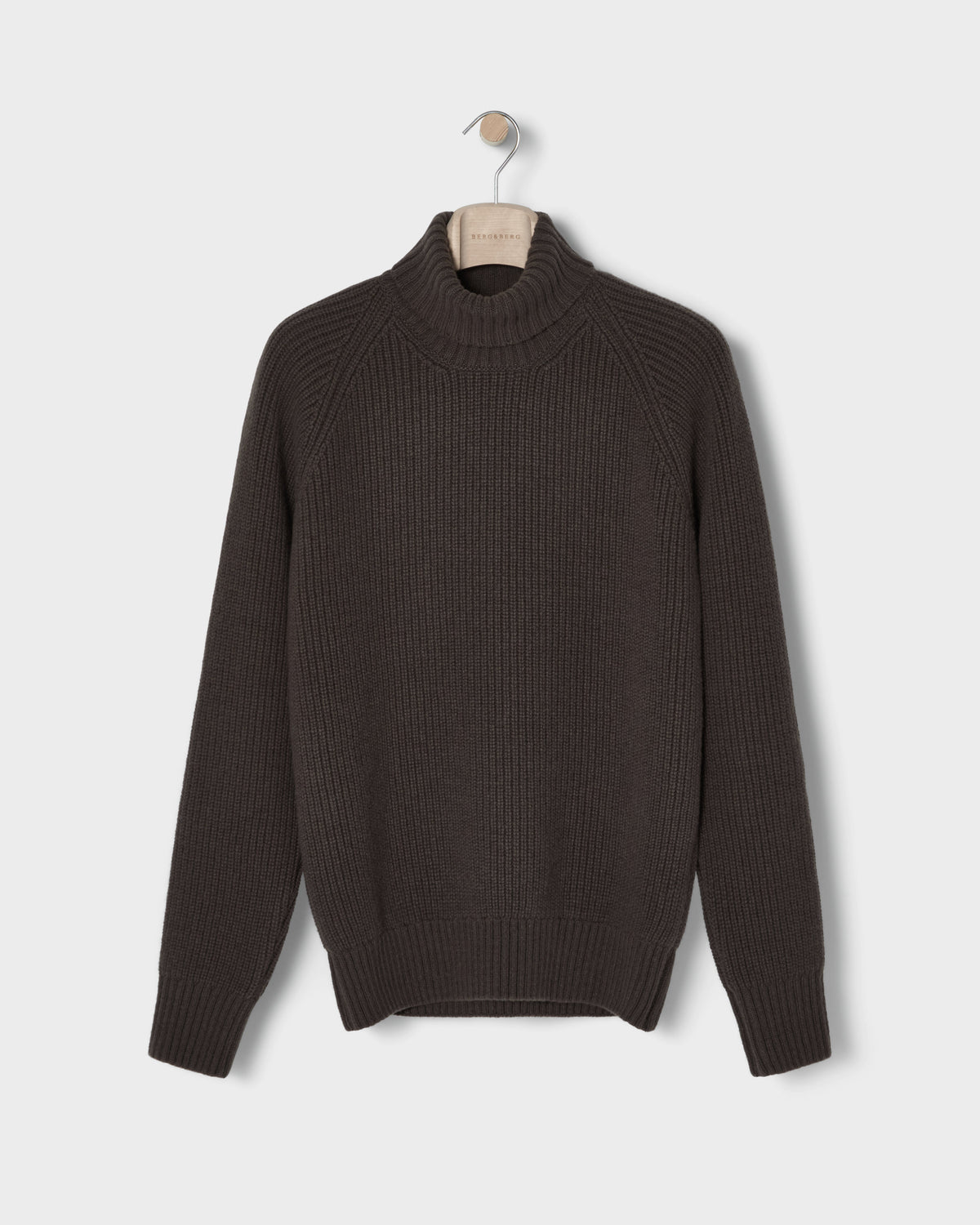 Bernhard Roll Neck Sweater - Brown | Berg & Berg