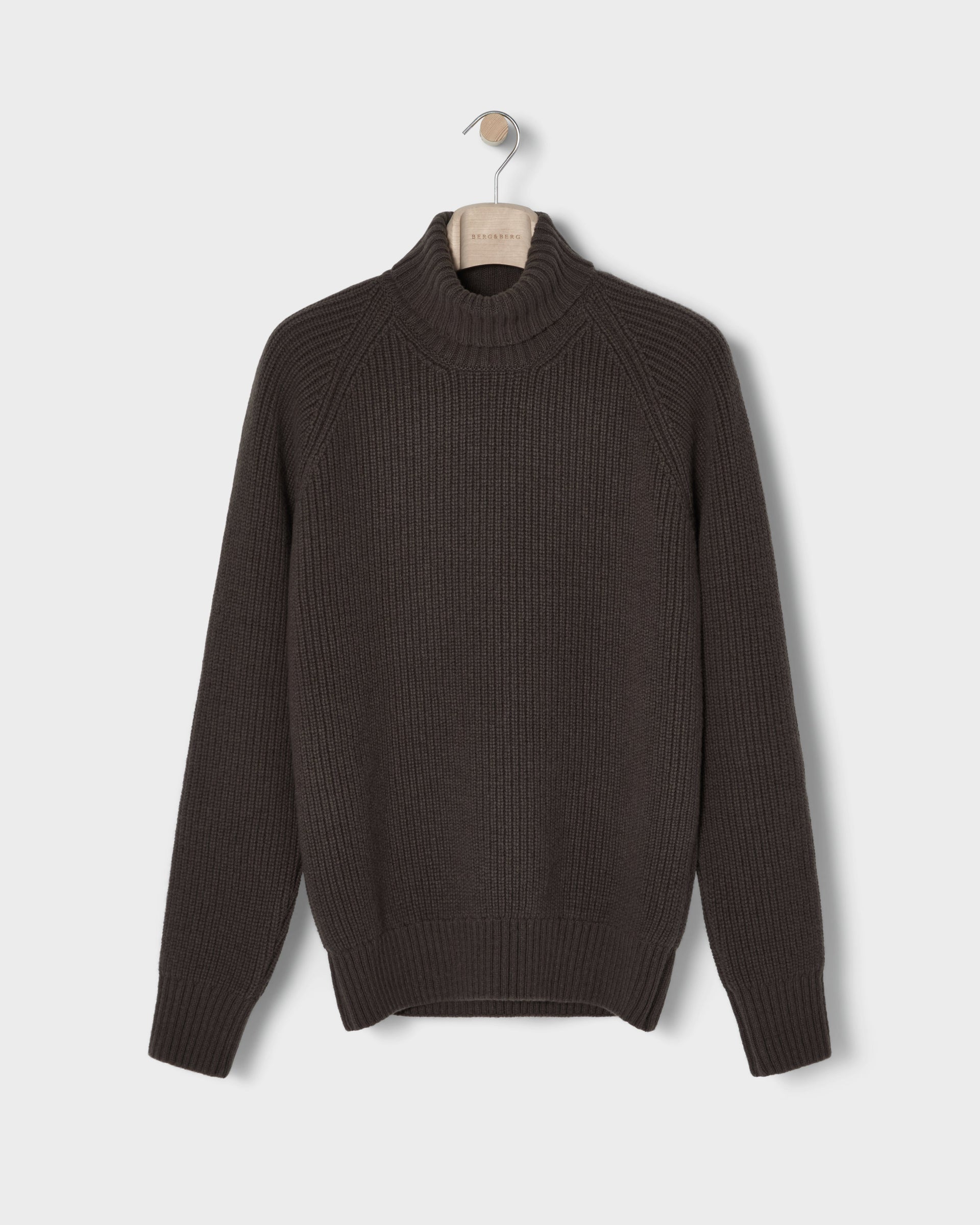 Bernhard Roll Neck Sweater - Brown bergbergstore