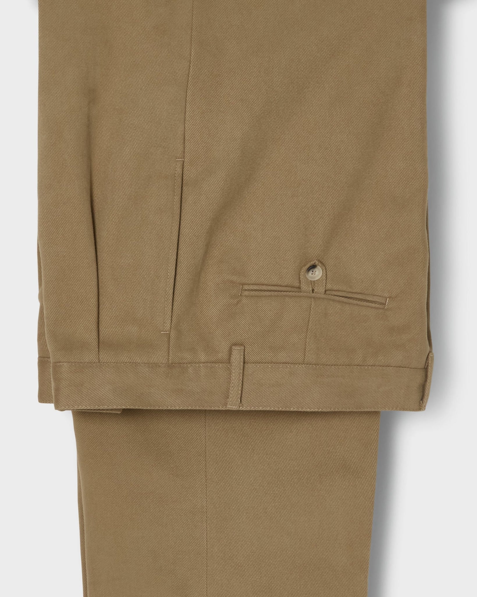 Antonello Cotton Trousers - Khaki Berg & Berg