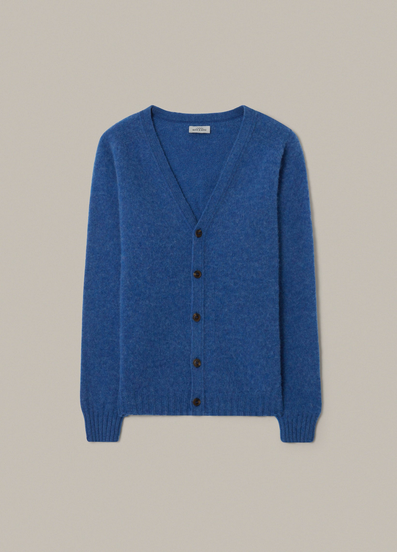 Brian Shaggy Cardigan - Blue bergbergstore