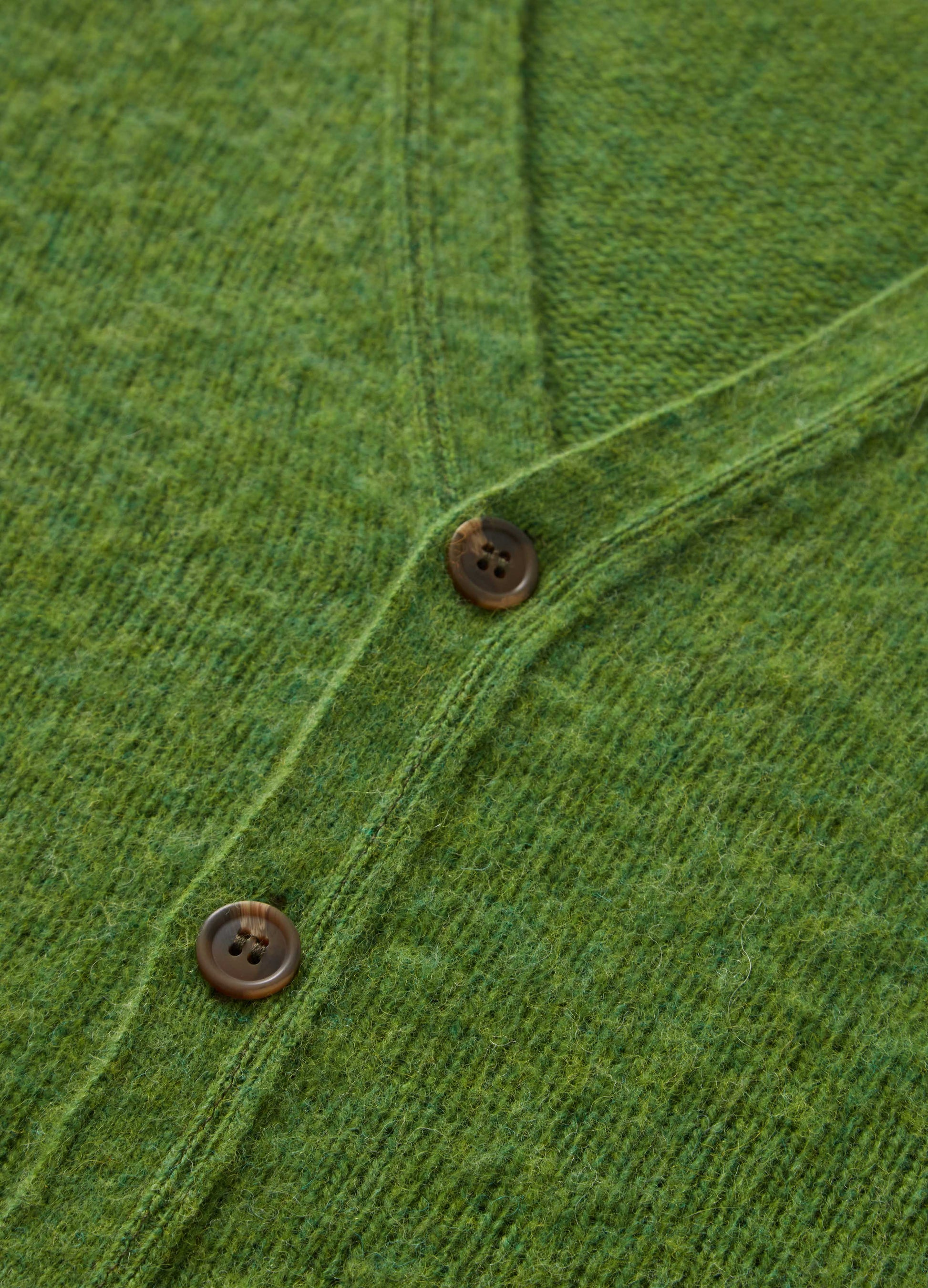 Brian Shaggy Cardigan - Green bergbergstore