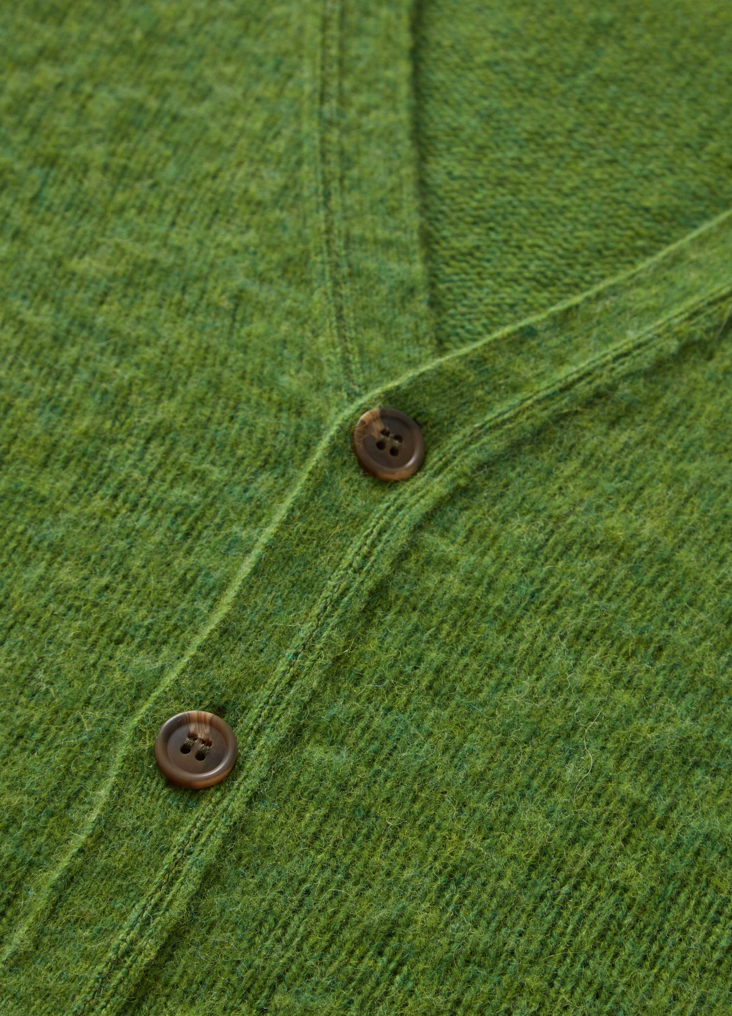 Brian Shaggy Cardigan - Green bergbergstore