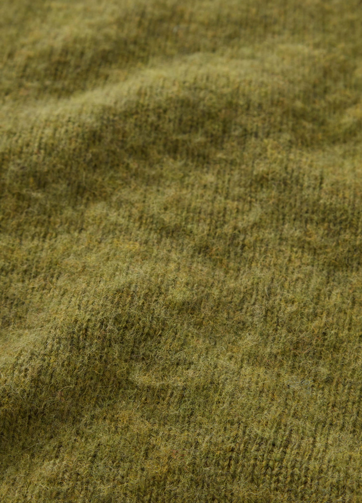Bosse Shaggy Roll Neck - Olive bergbergstore