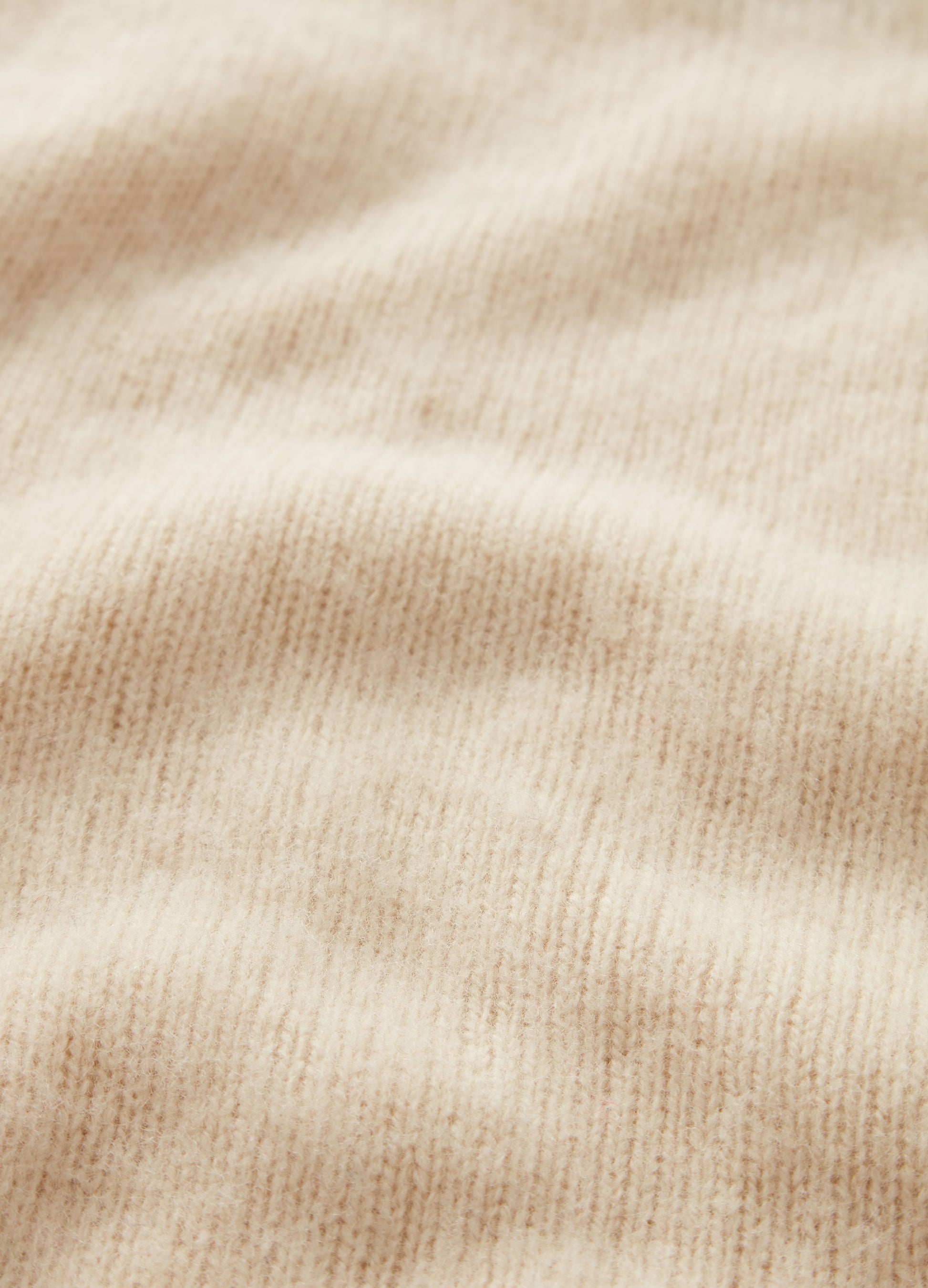 Bosse Shaggy Roll Neck - Cream bergbergstore