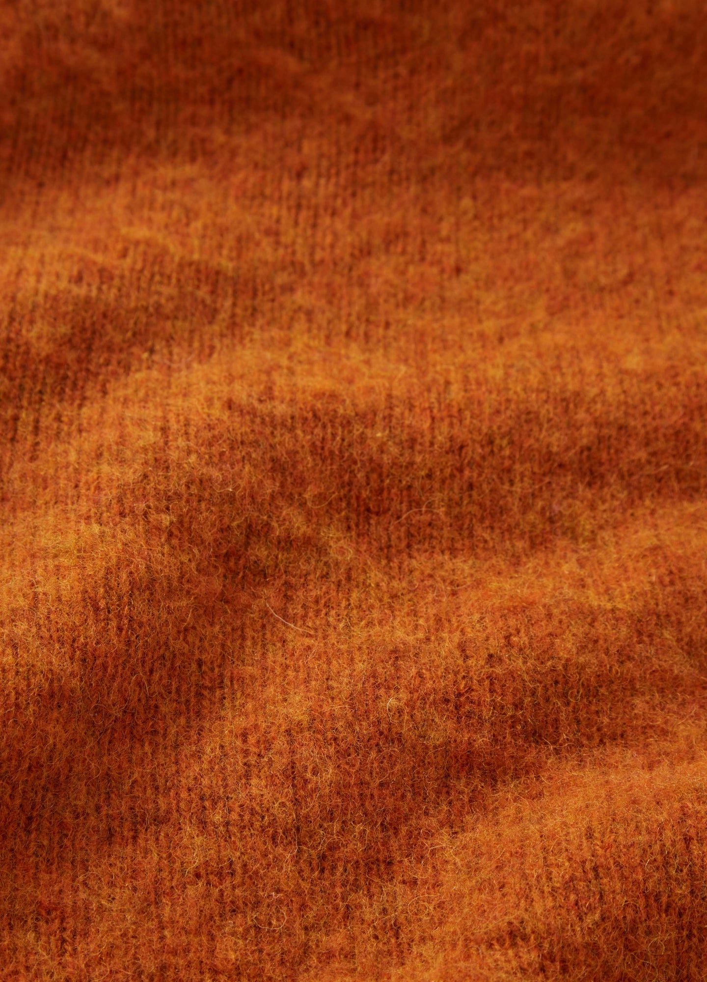 Bosse Shaggy Roll Neck - Rust bergbergstore