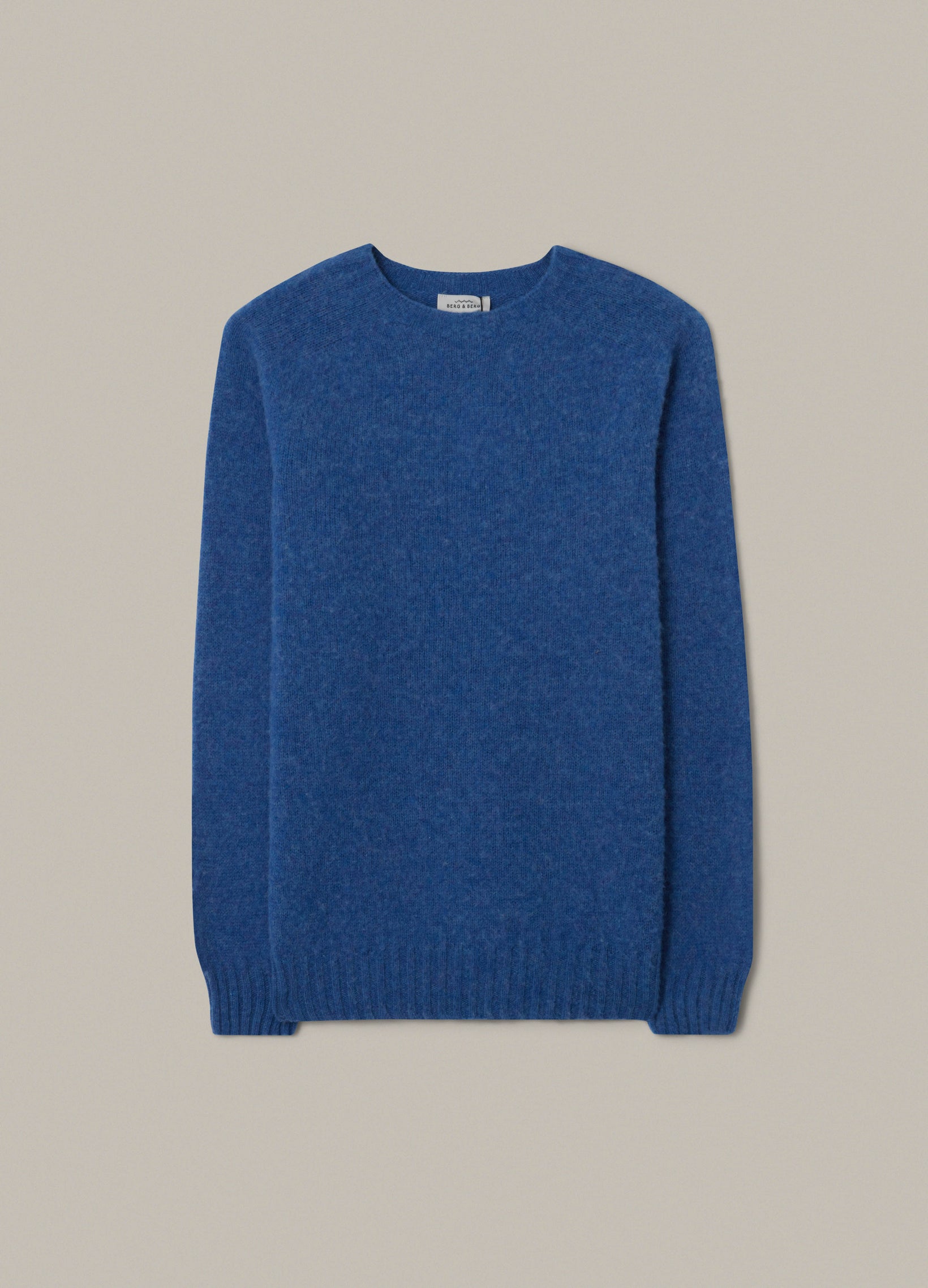 Bobbo Shaggy Crewneck - Blue bergbergstore