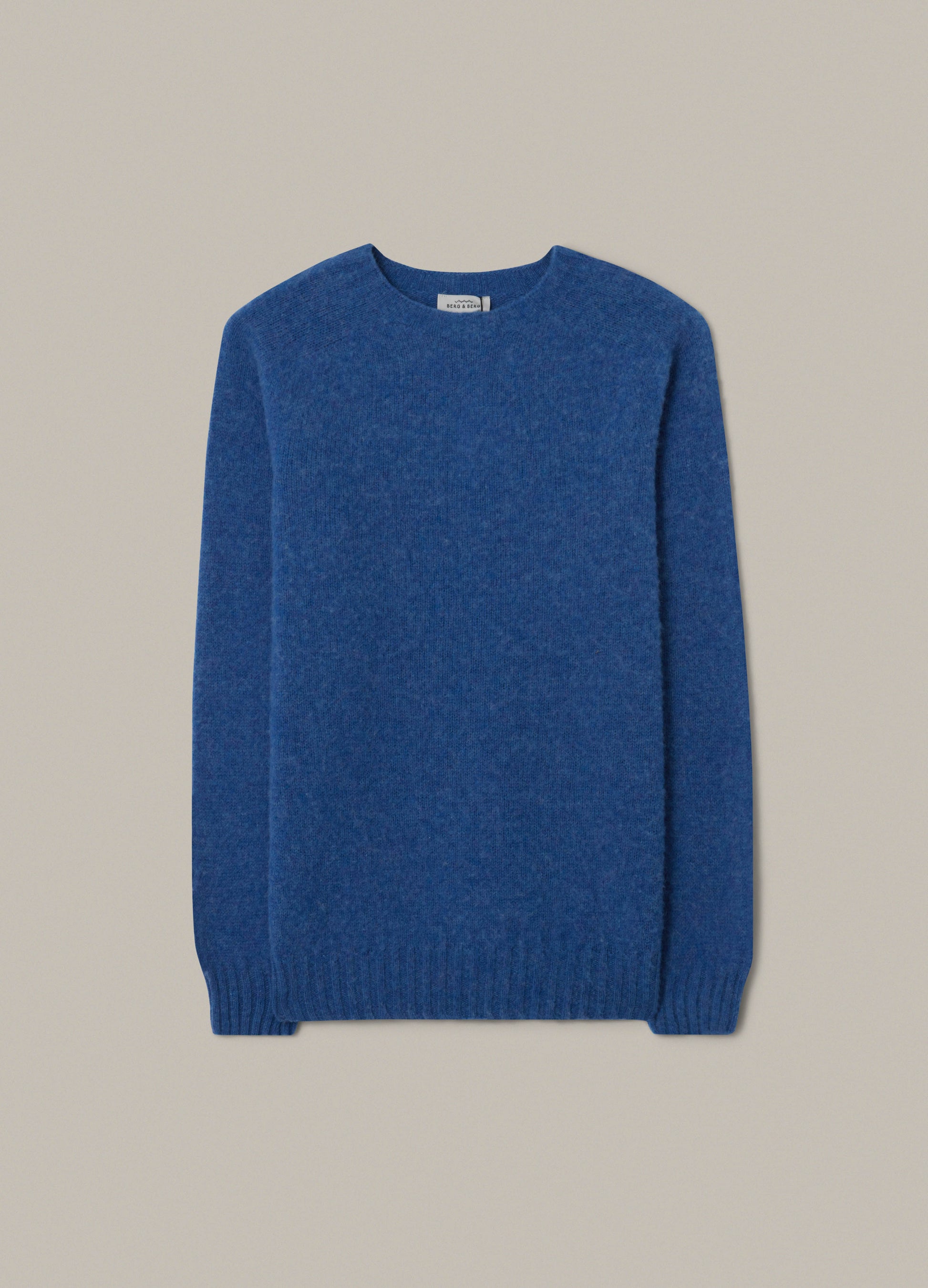 Bobbo Shaggy Crewneck - Blue bergbergstore