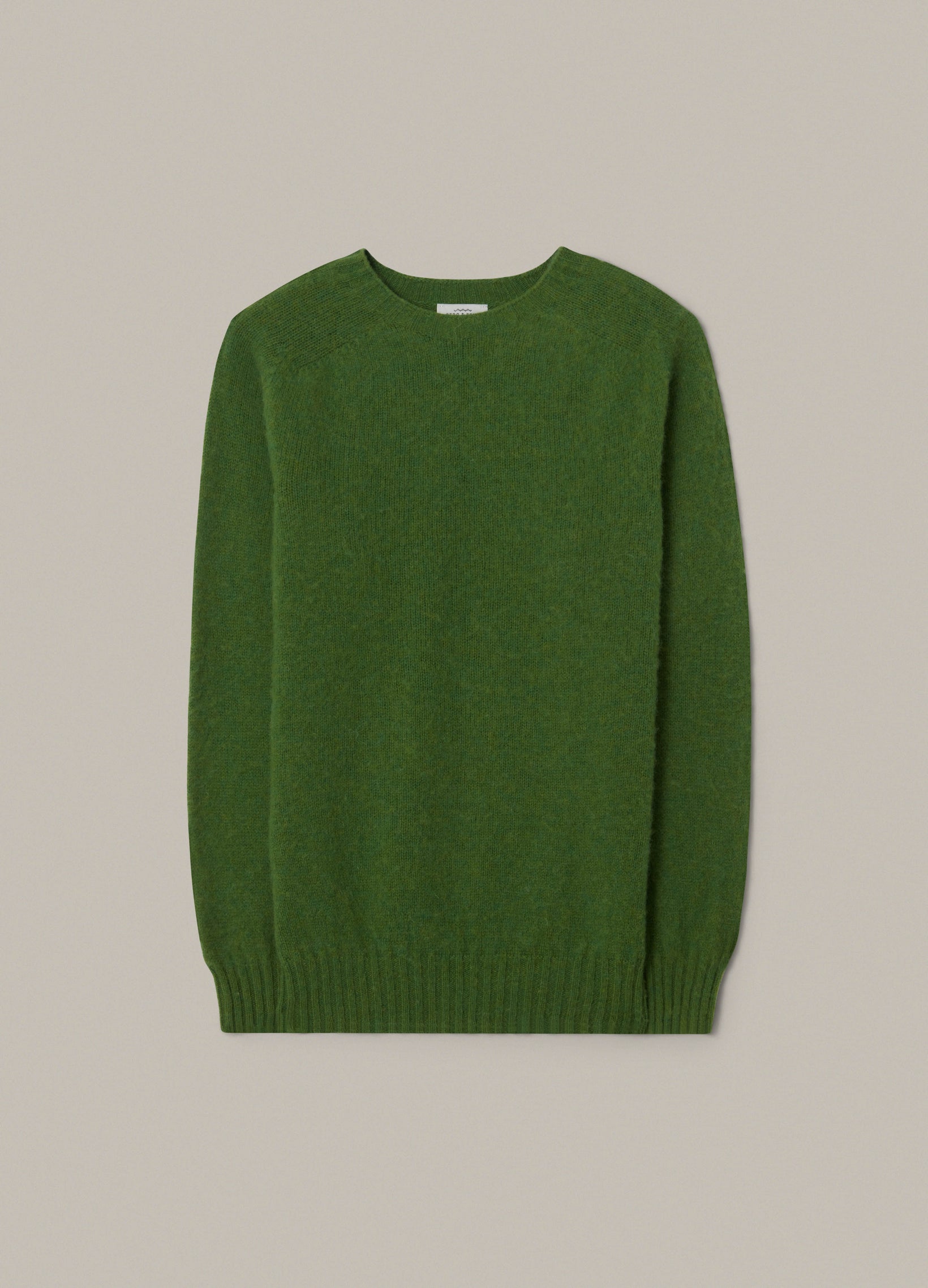 Bobbo Shaggy Crewneck - Green bergbergstore