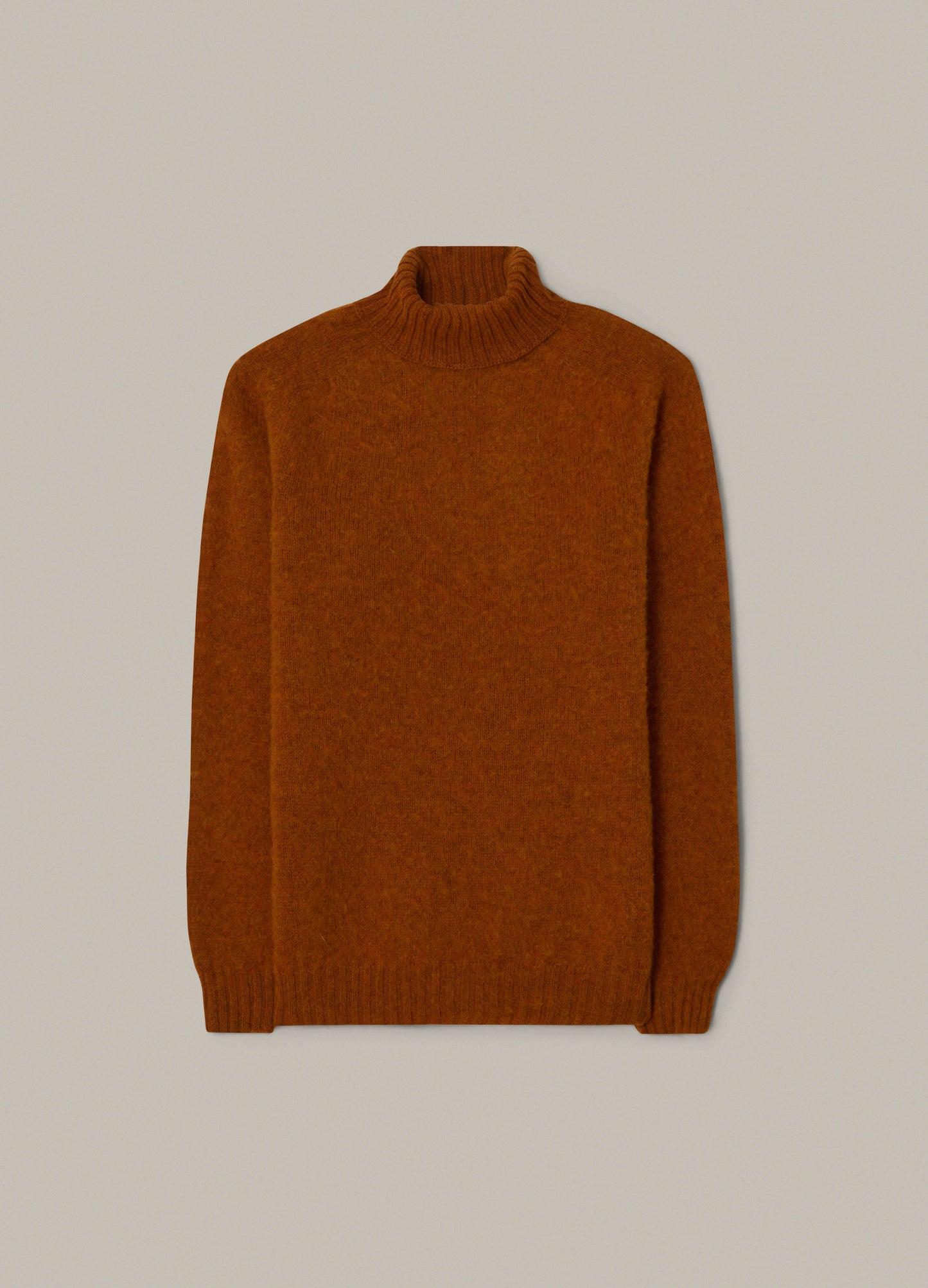 Bosse Shaggy Roll Neck - Rust bergbergstore