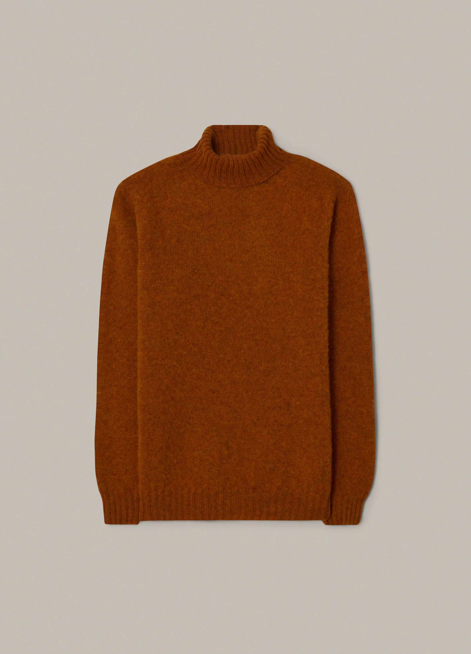Bosse Shaggy Roll Neck - Rust bergbergstore