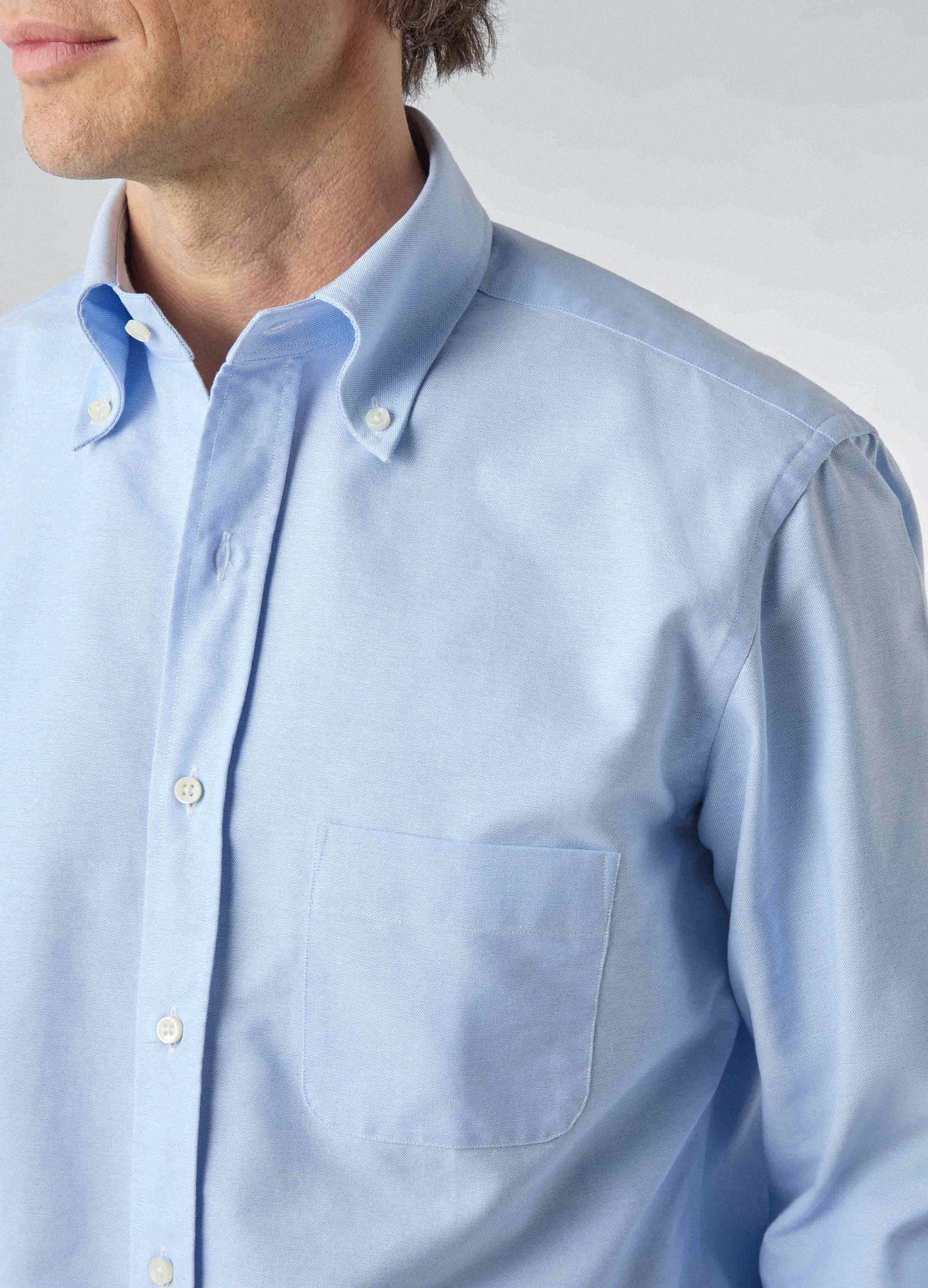 Ferdinand Oxford Button Down Shirt - Light Blue Berg & Berg