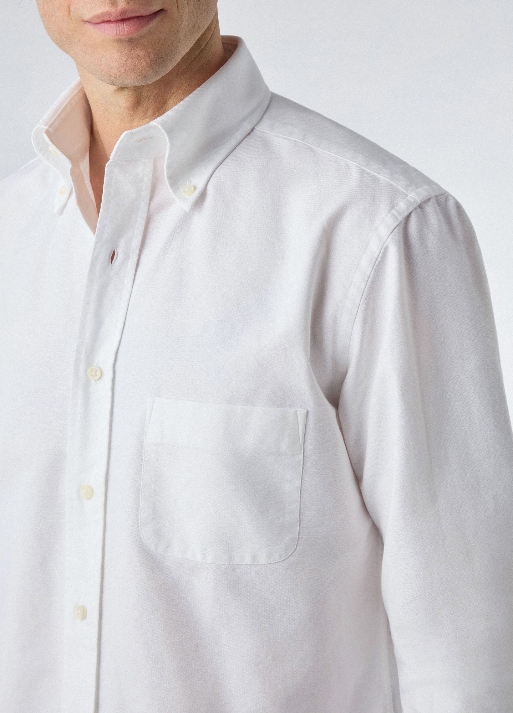 Ferdinand Oxford Button Down Shirt - White | Berg & Berg
